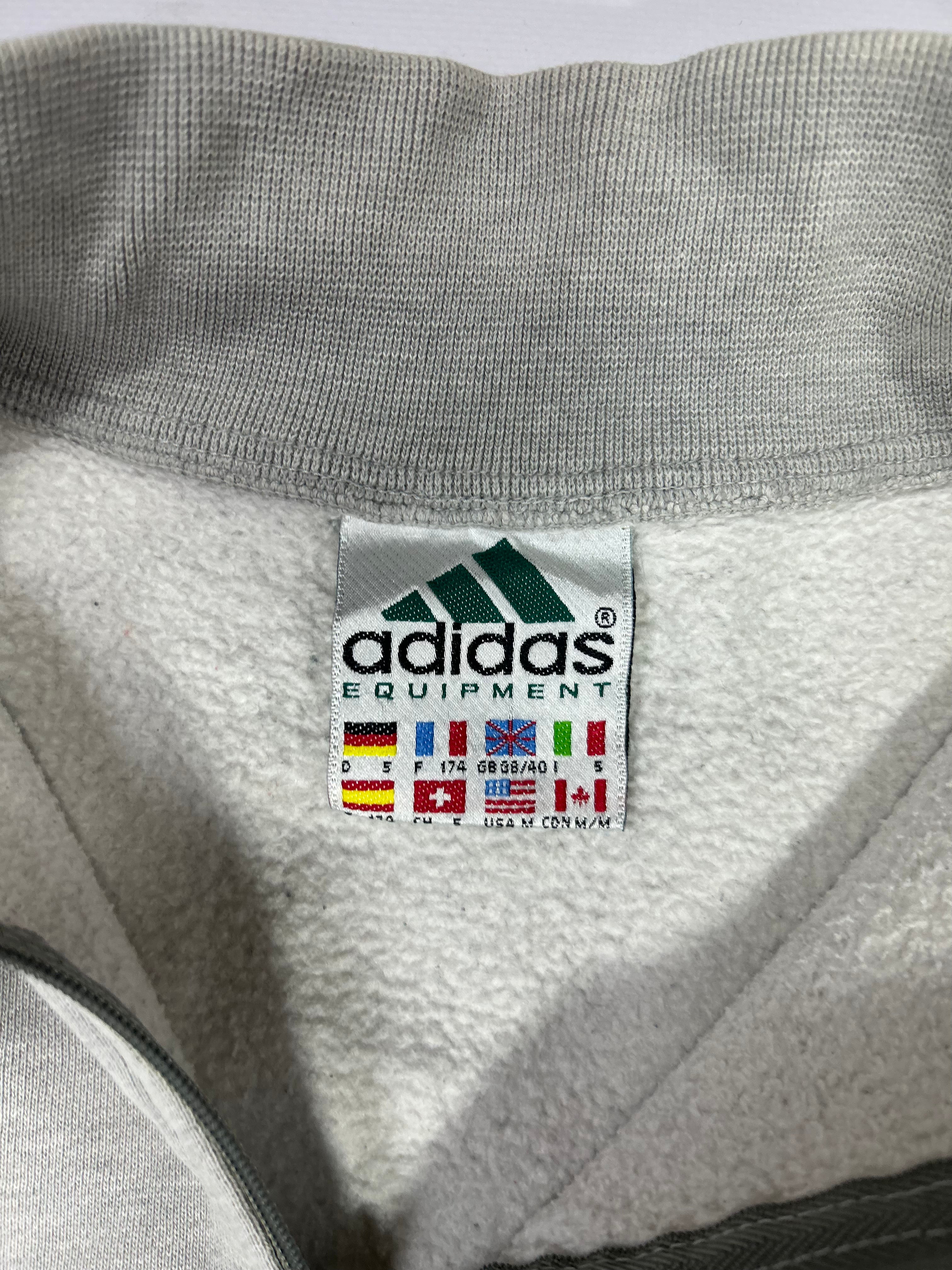 RARE Adidas EQUIPMENT Vintage Sweatshirt Gray - (M)