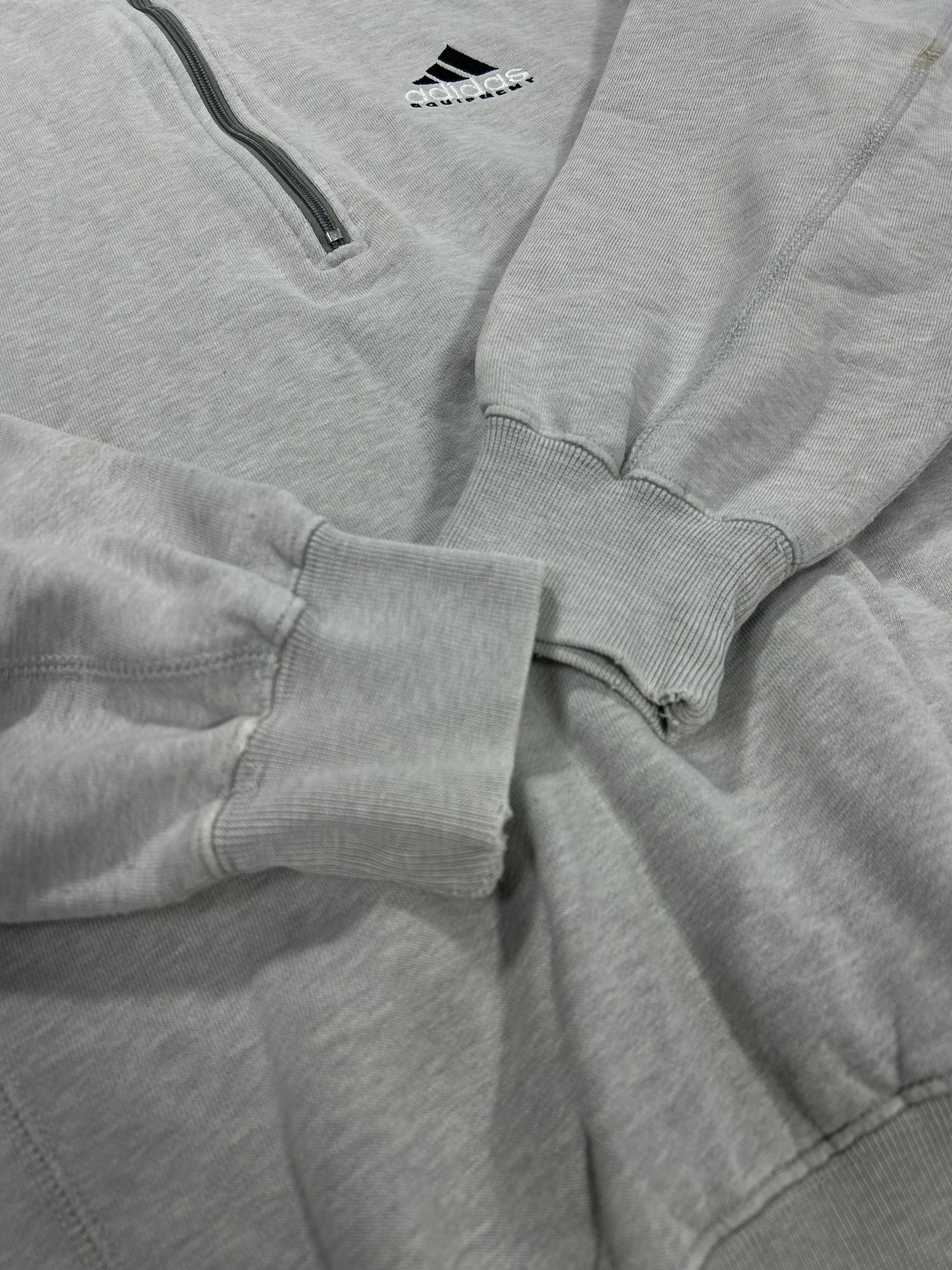 RARE Adidas EQUIPMENT Vintage Sweatshirt Gray - (M)