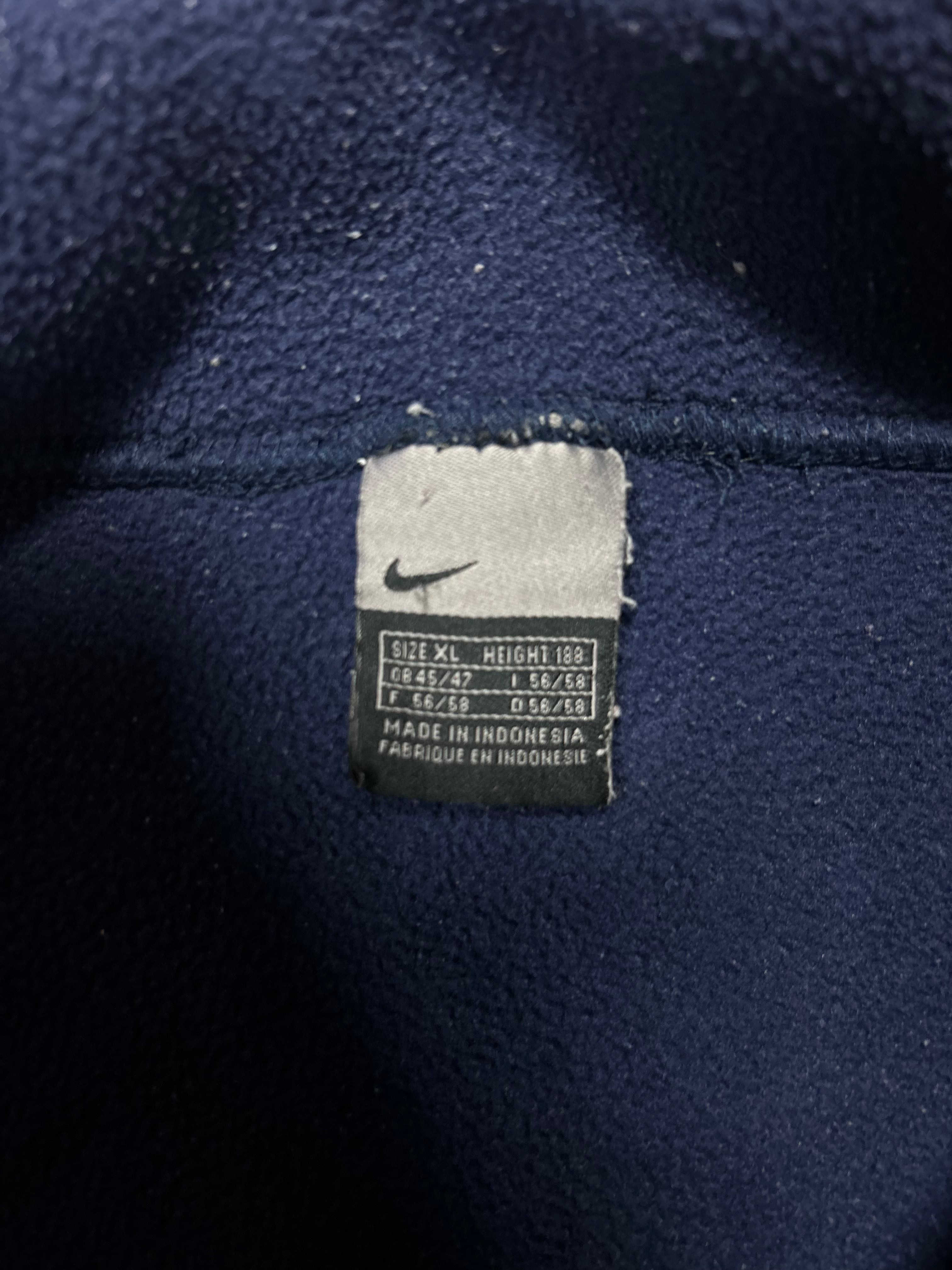 SUPER RARE Nike Vintage Zip-Fleece Navy - (XL)