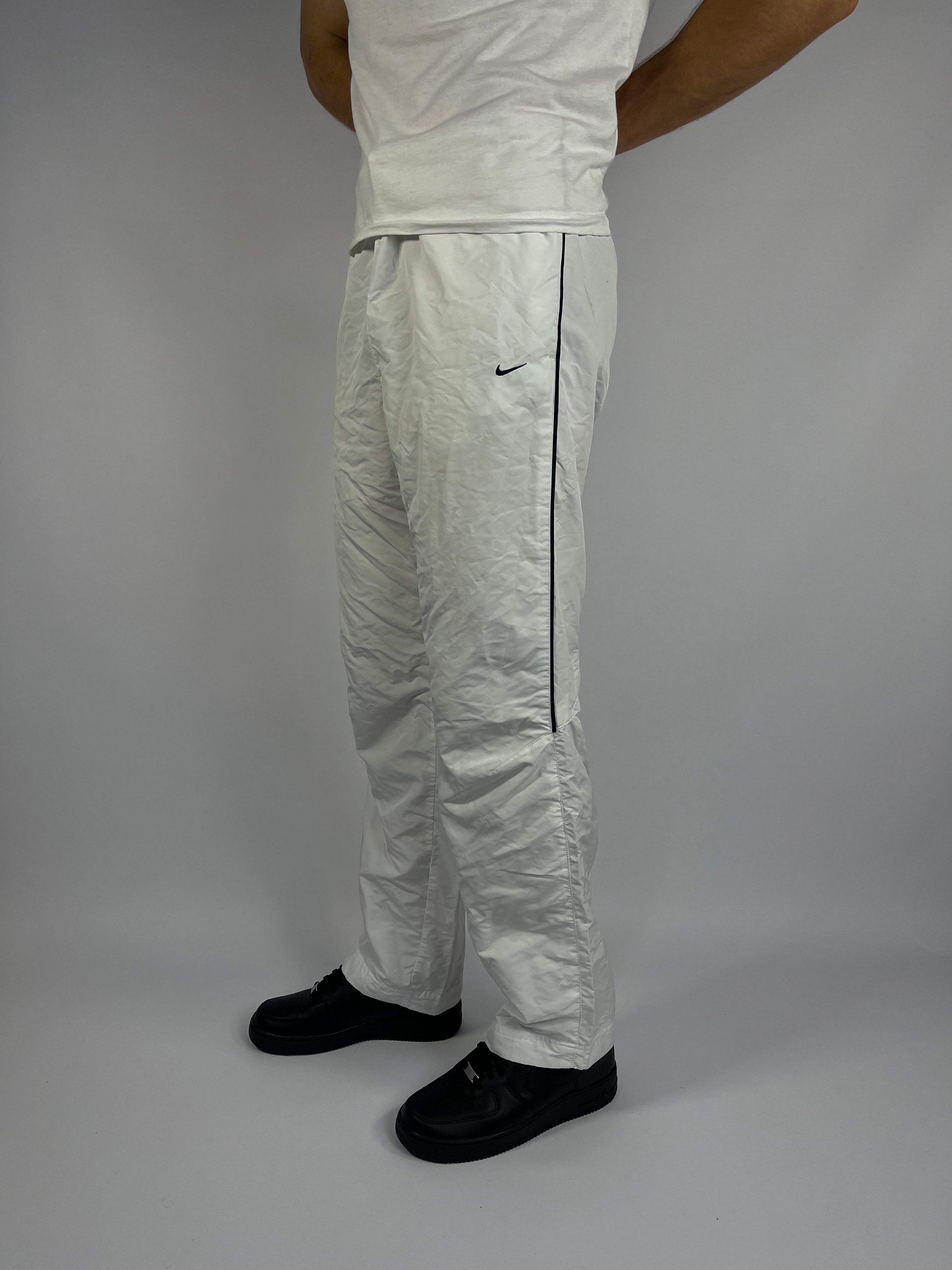 RARE Nike Vintage Trackpants White - (M)