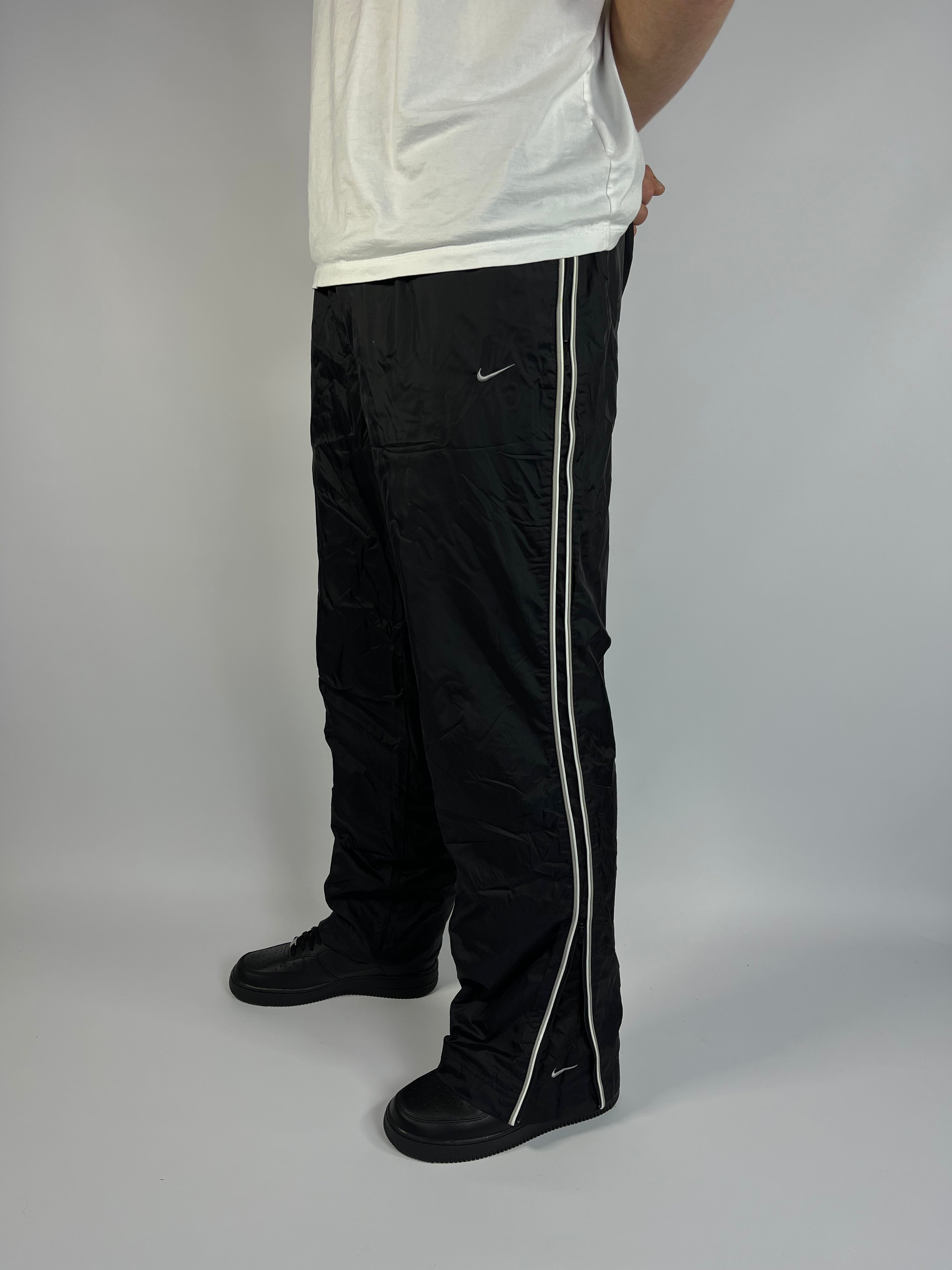 RARE Nike Vintage Trackpants Black - (XL)