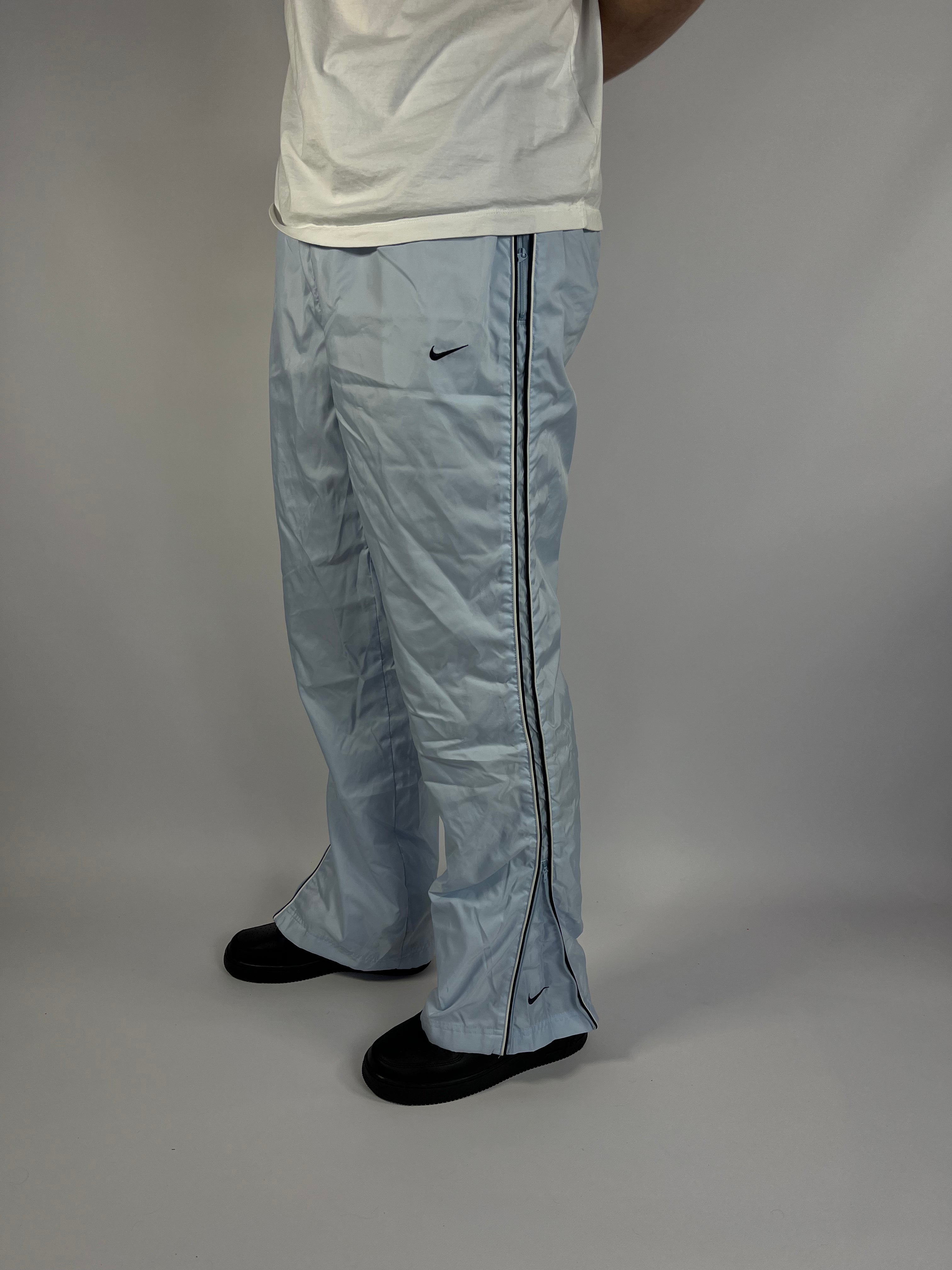 SUPER RARE Nike Vintage Trackpants Baby Blue - (L)