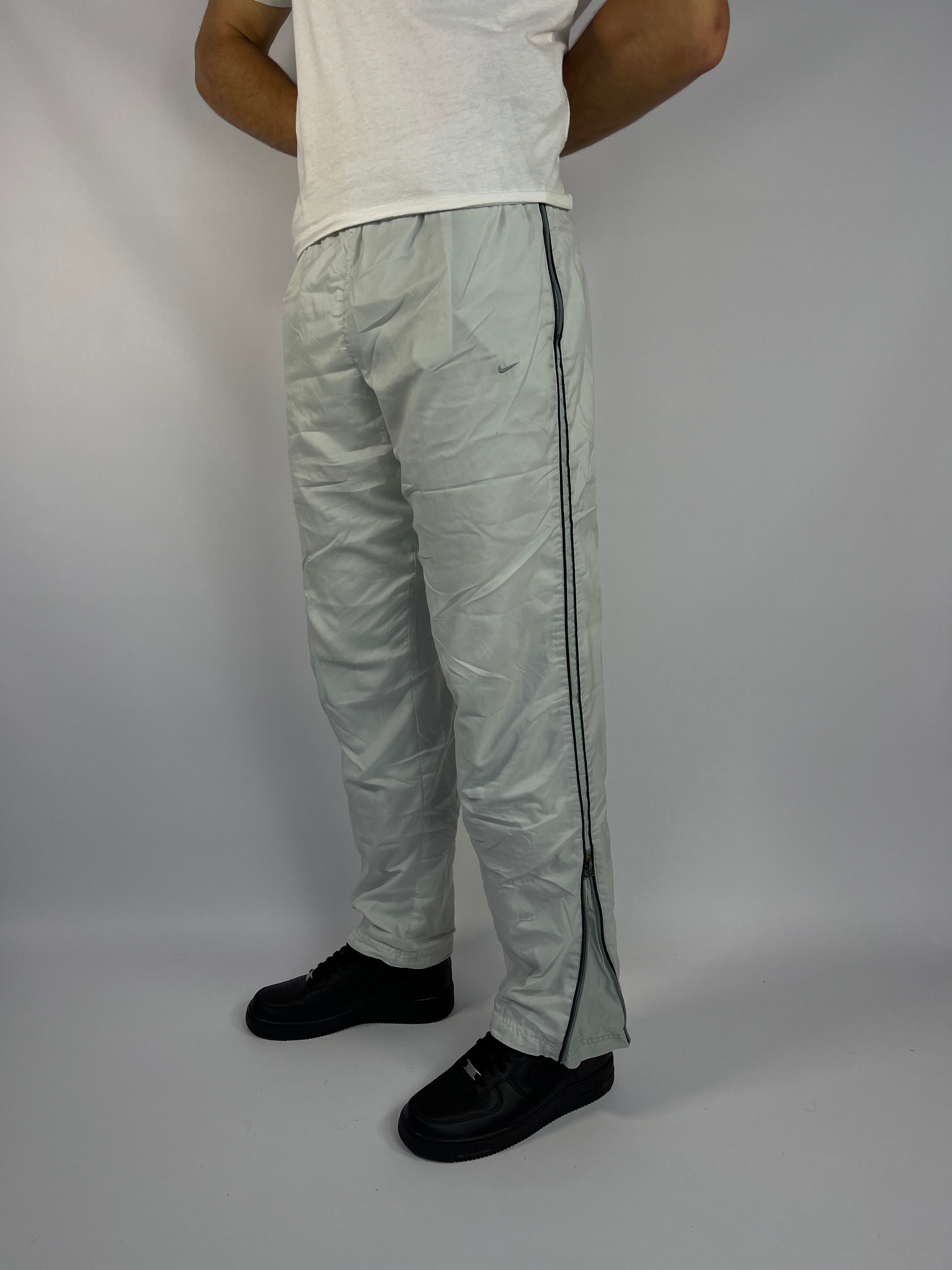 RARE Nike Vintage Track Pants White - (M)