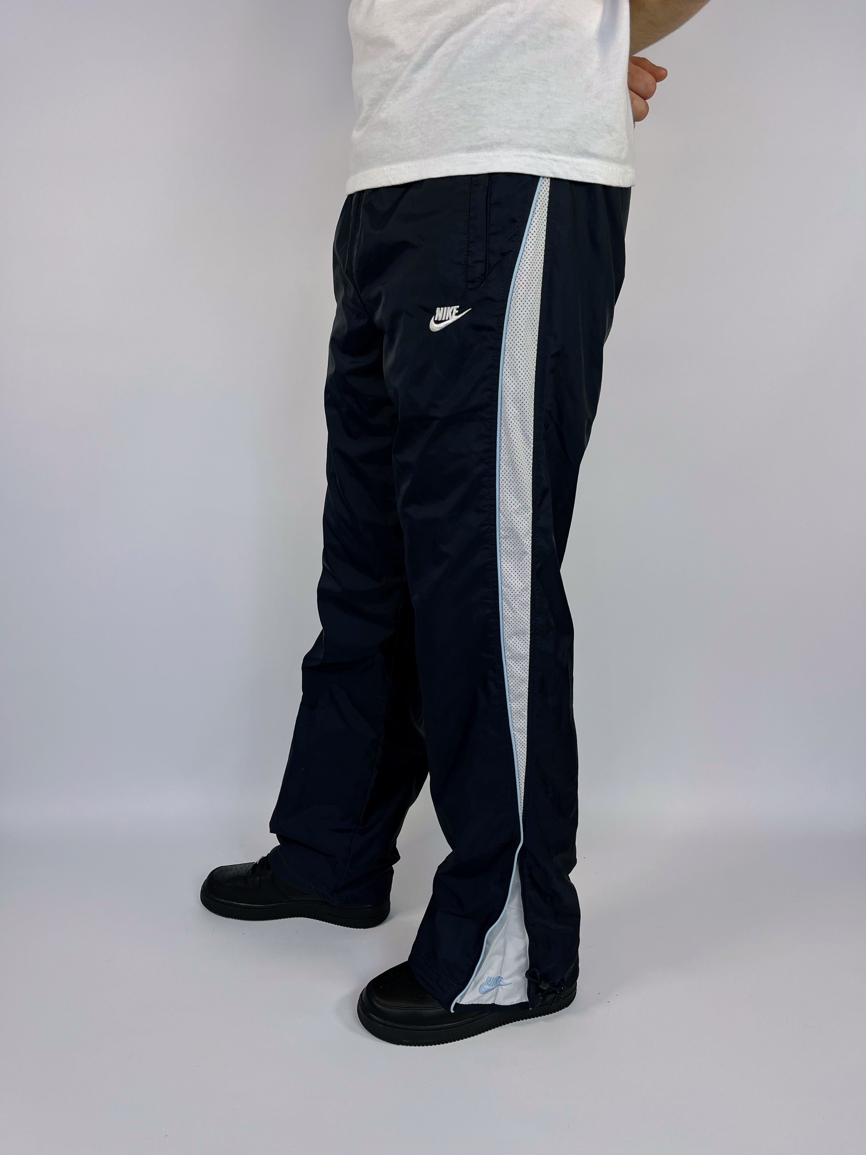 RARE Nike Vintage Track Pants Navy - (L)