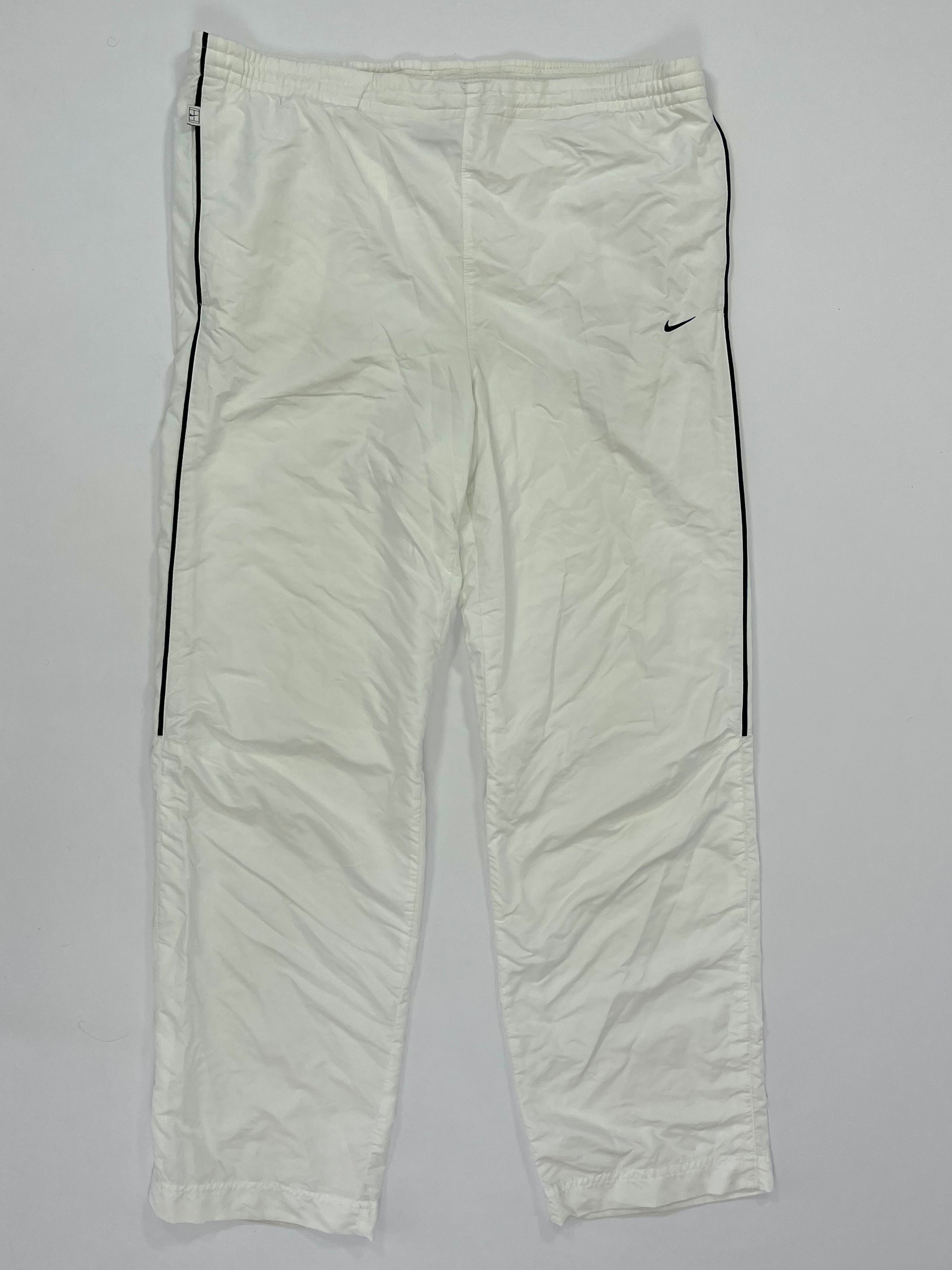 RARE Nike Vintage Trackpants White - (M)