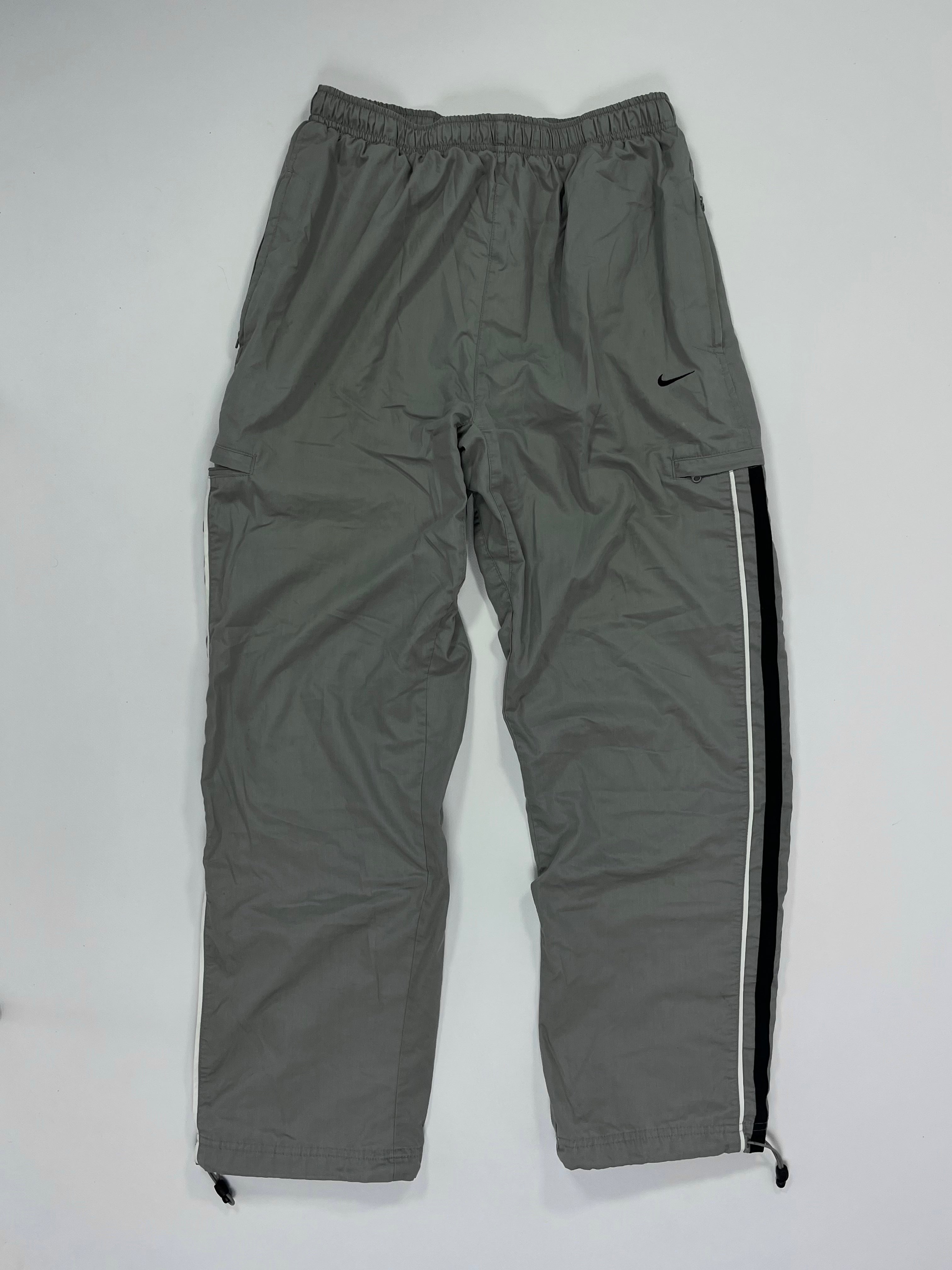 RARE Nike Vintage Trackpants Gray - (M)