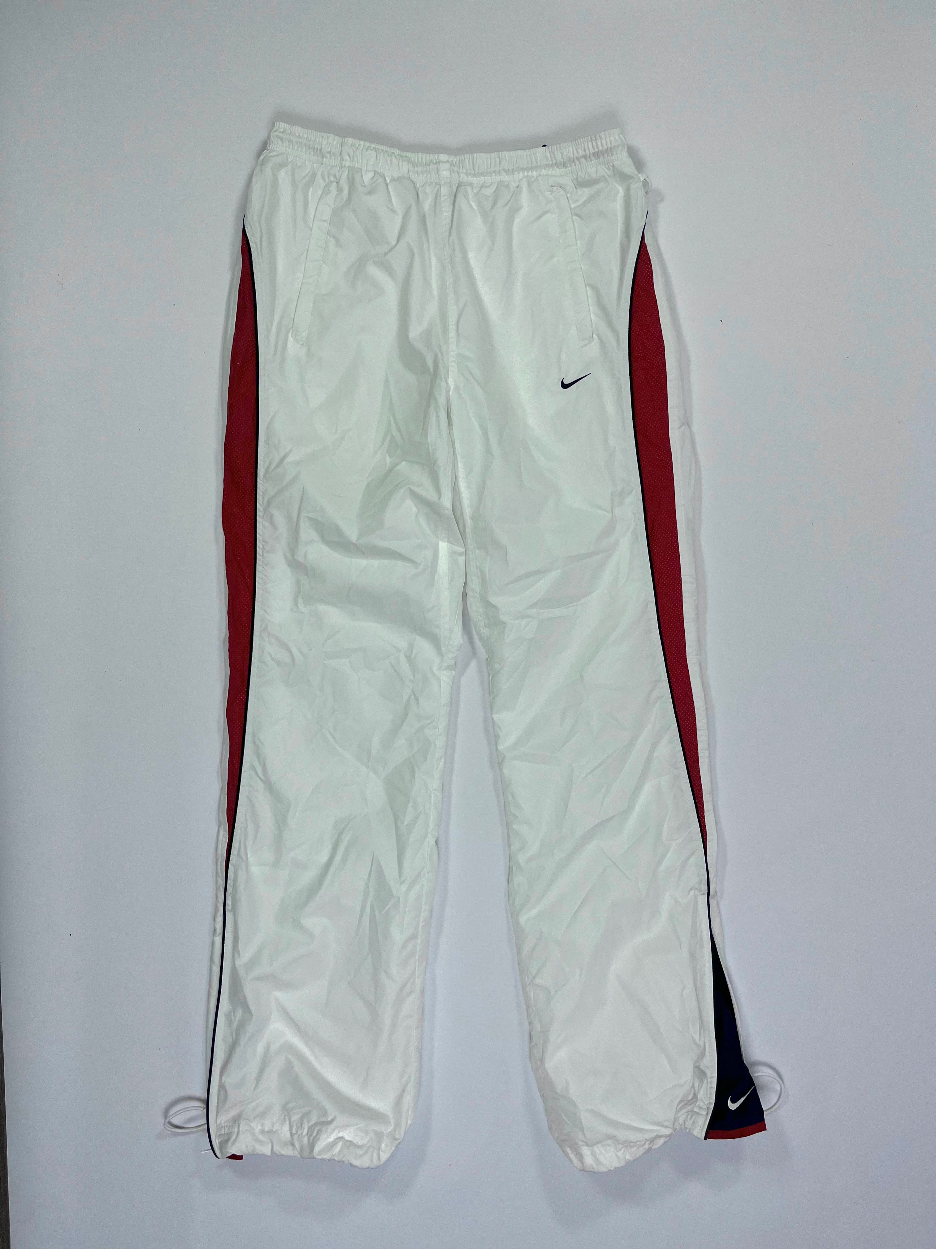 SUPER RARE Nike Vintage Trackpants White - (M)