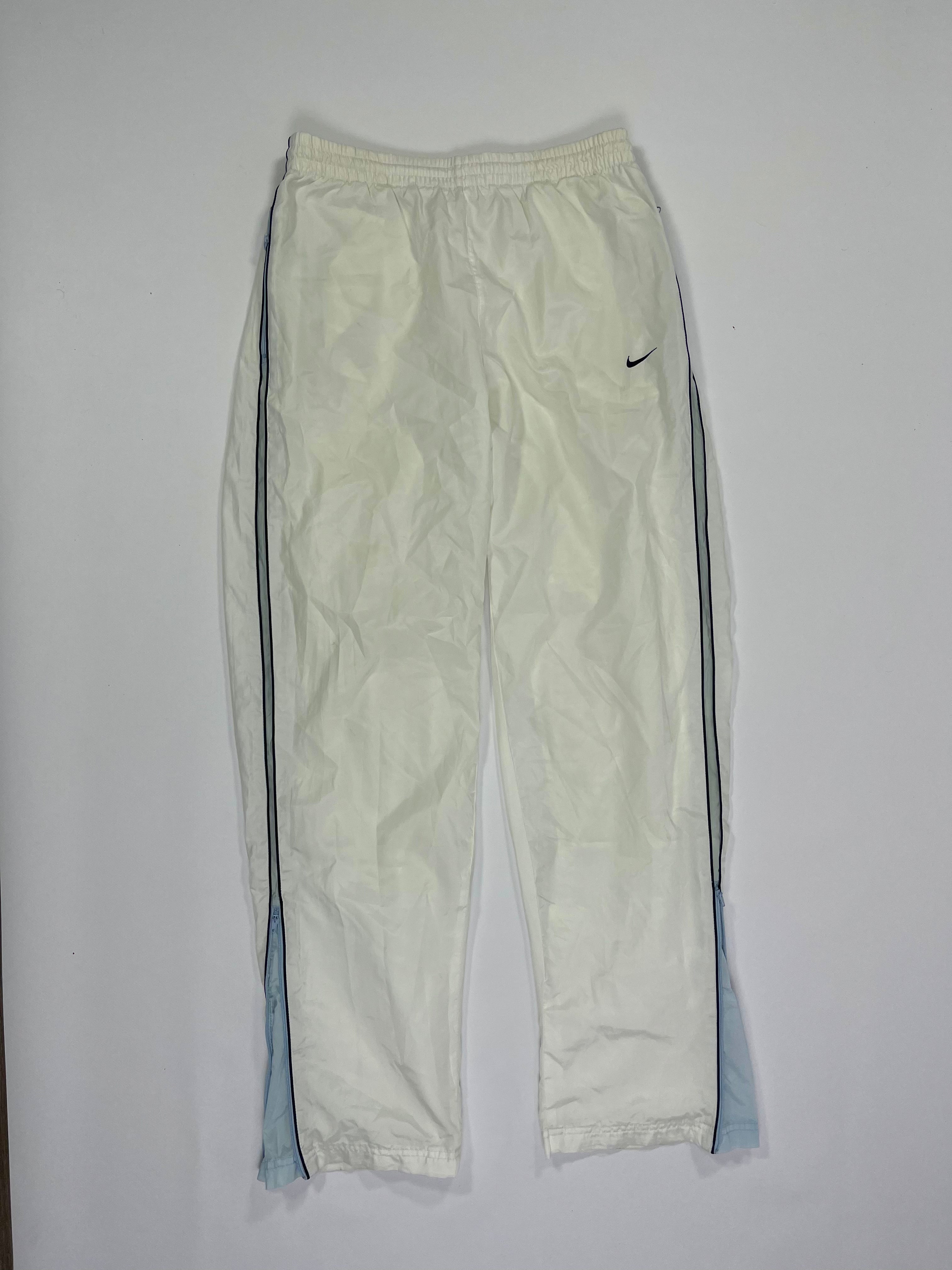 SUPER RARE Nike Vintage Trackpants White - (M)