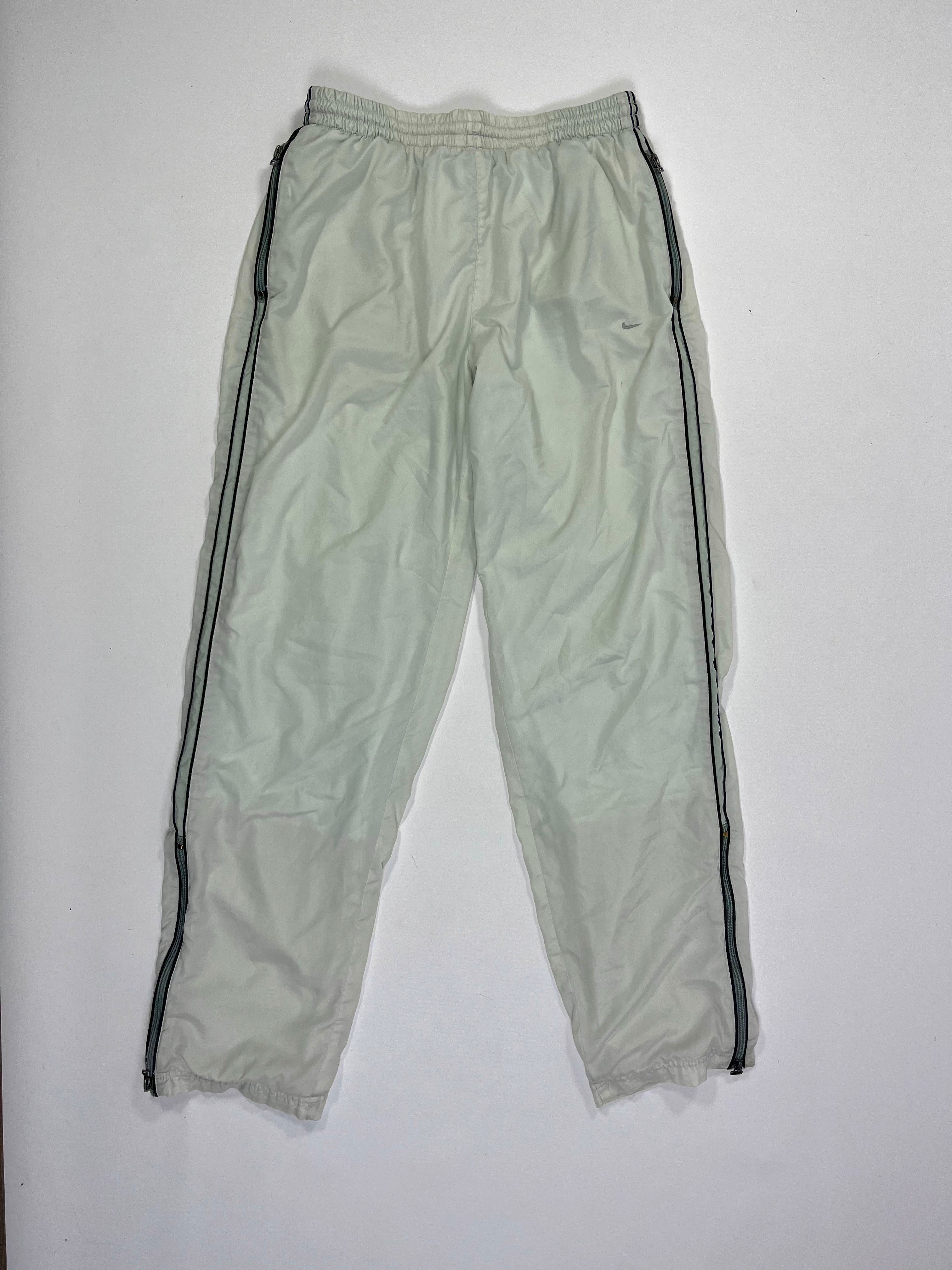 RARE Nike Vintage Track Pants White - (M)