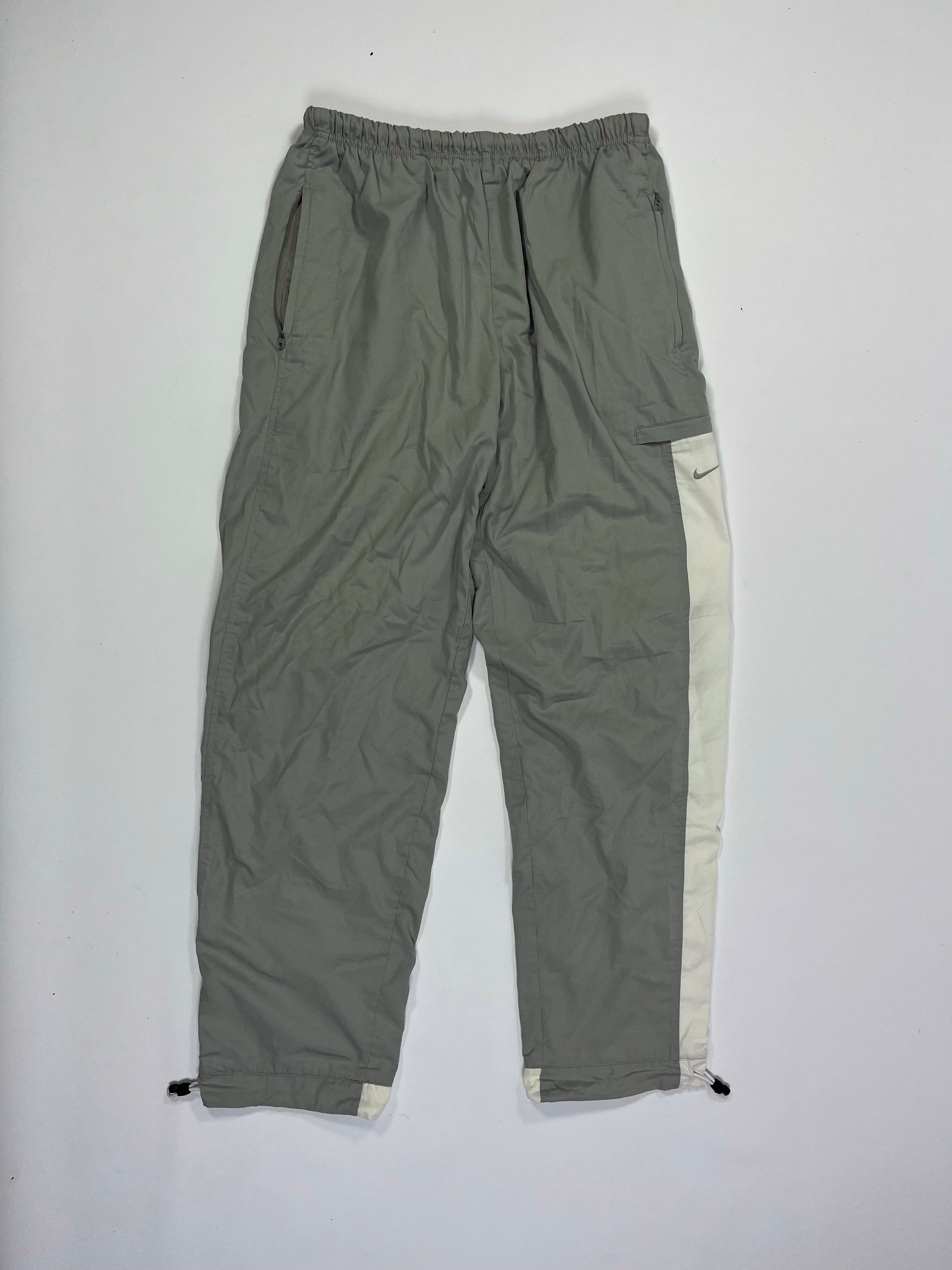RARE Nike Vintage Track Pants Gray - (M)