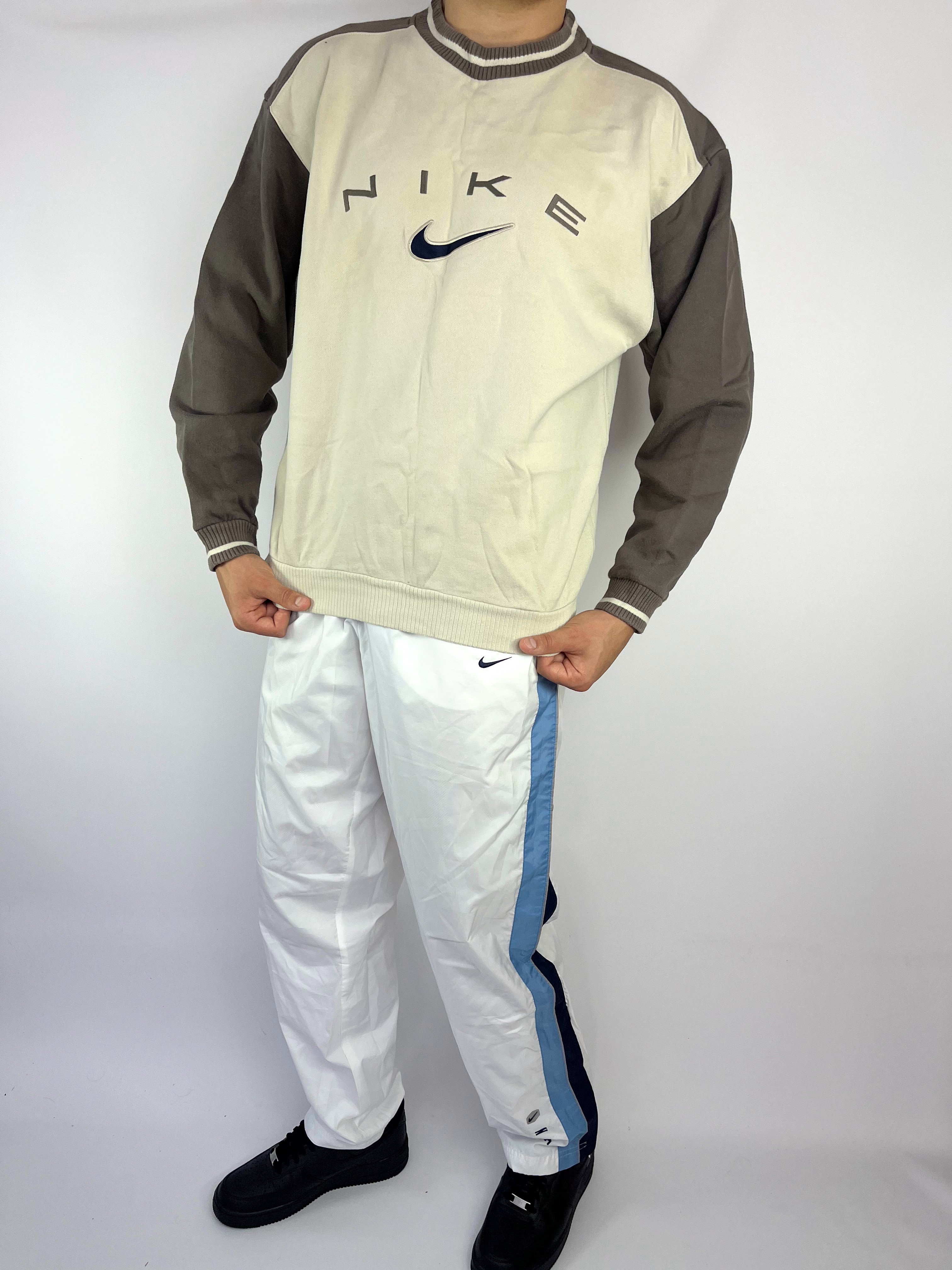 SUPER RARE Nike Vintage Sweatshirt Cream - (M)
