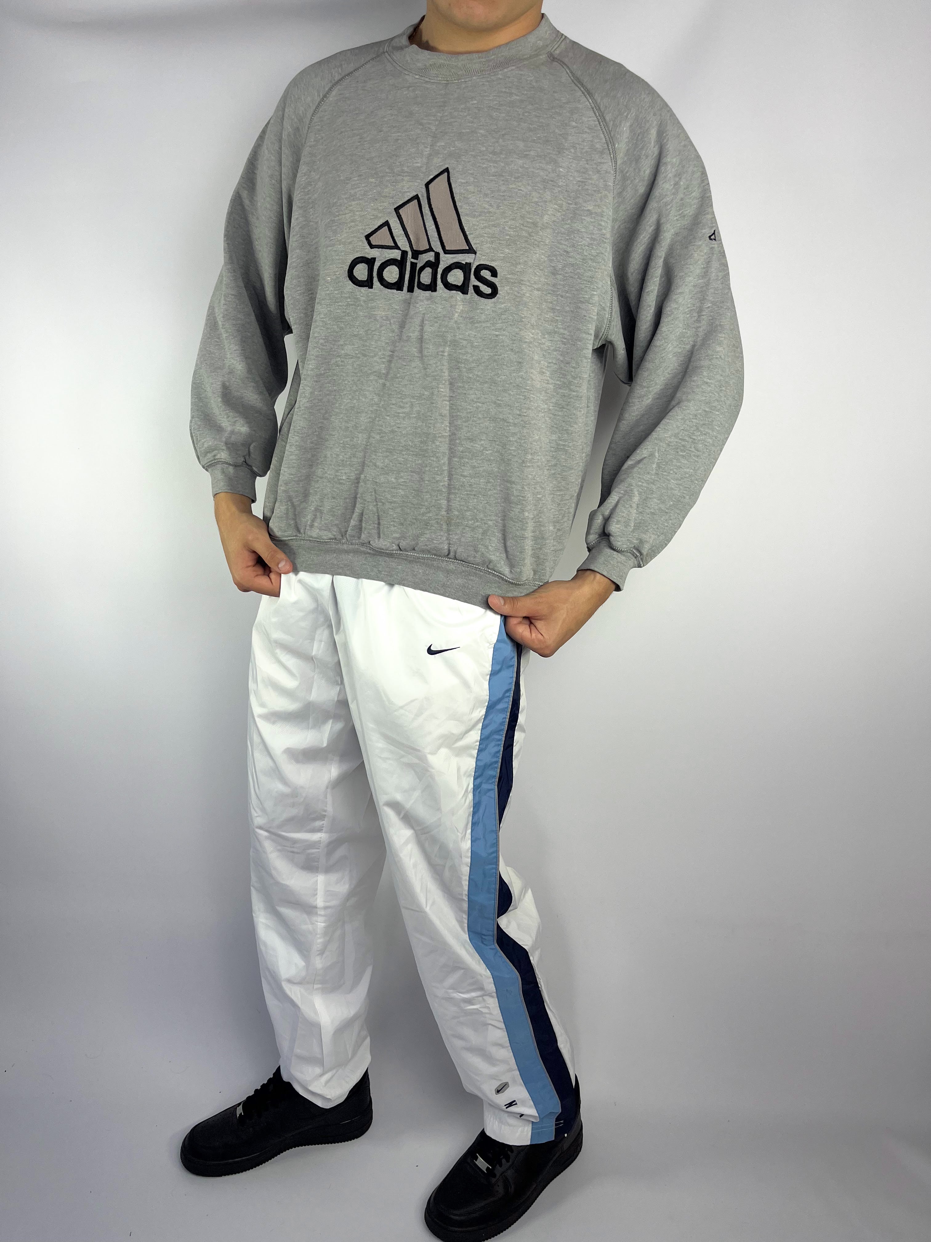 Adidas Vintage Sweatshirt Gray - (S)