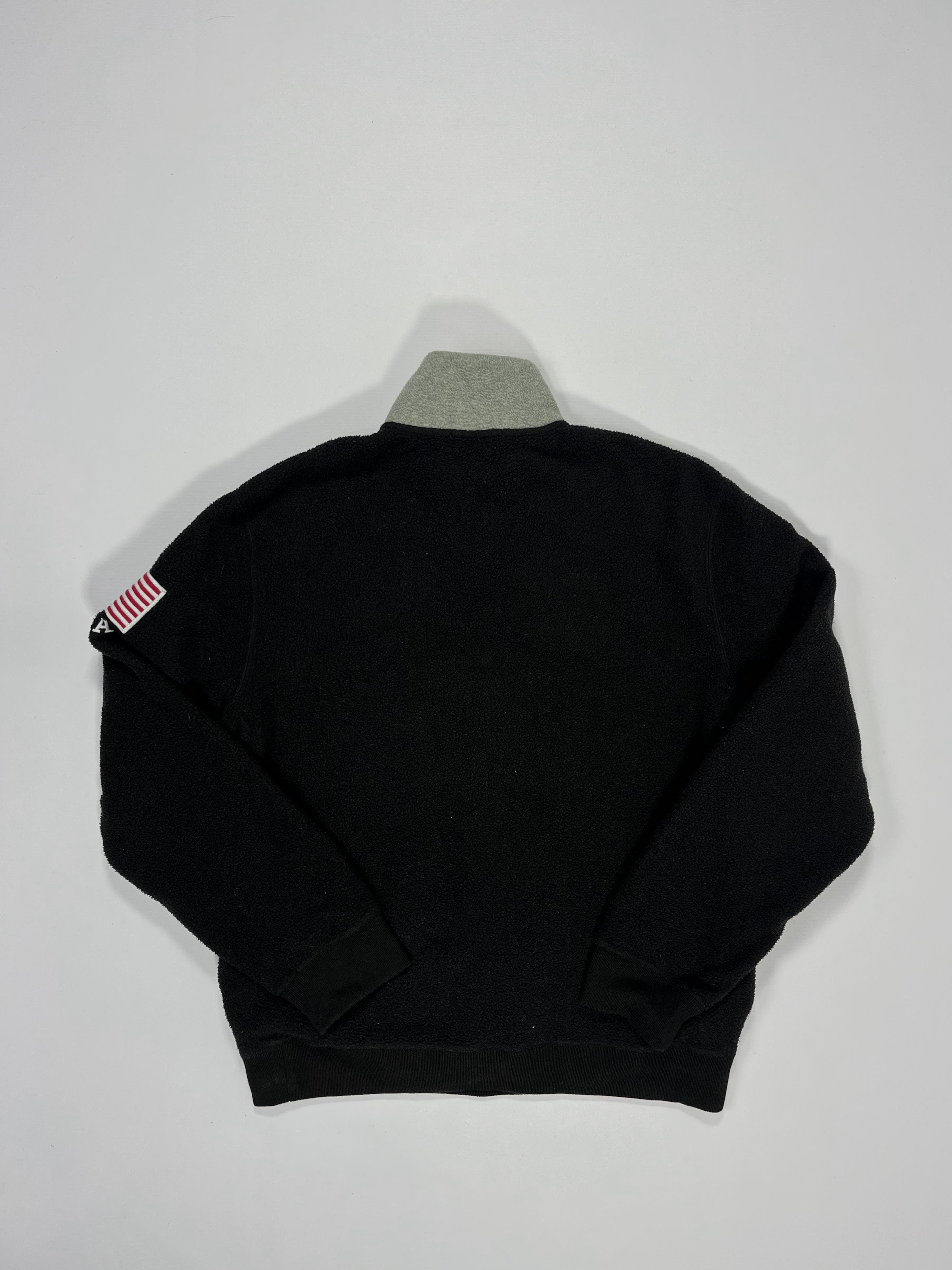 RARE Polo Ralph Lauren Vintage Zip-Fleece Black - (M)