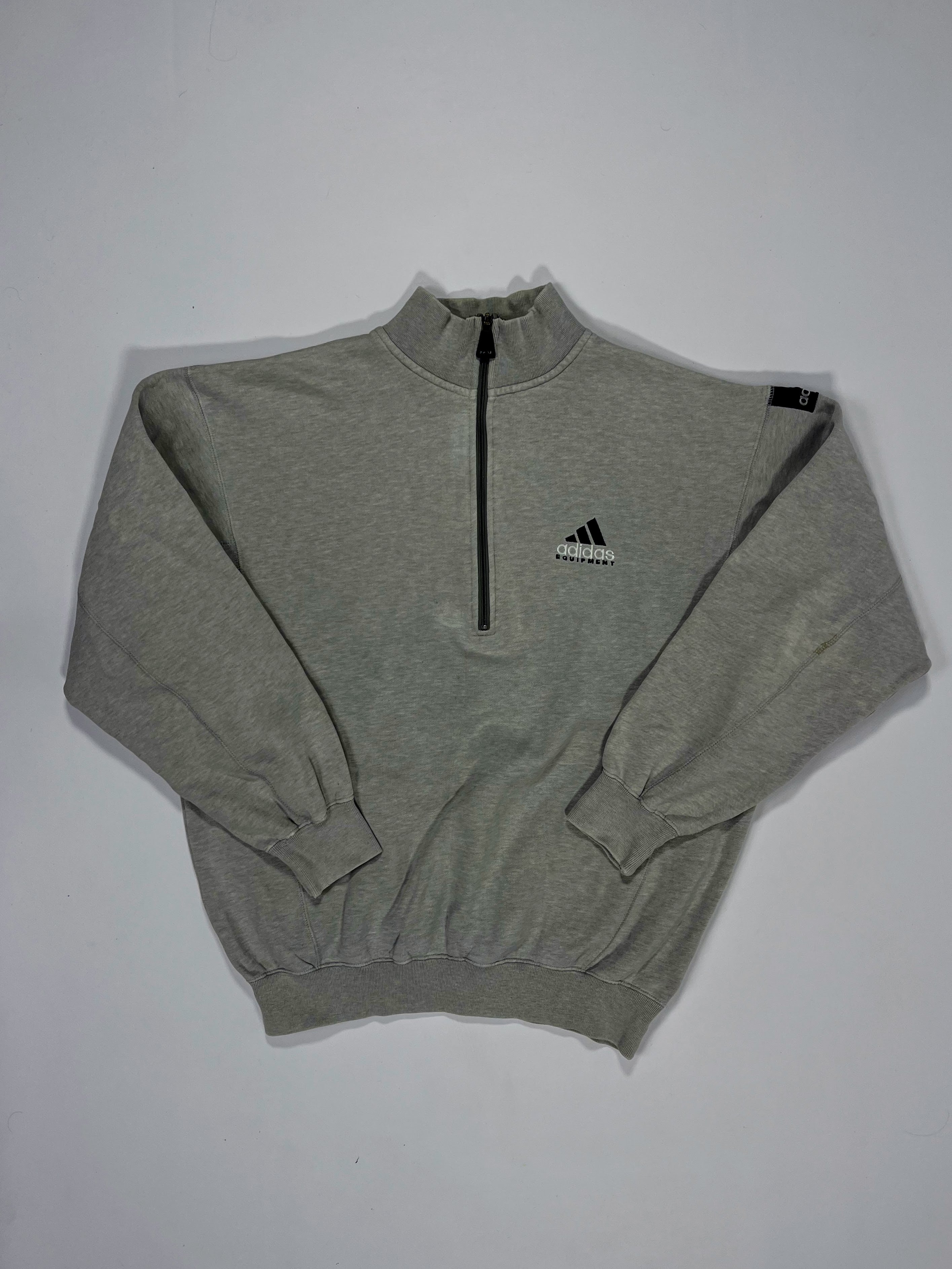 RARE Adidas EQUIPMENT Vintage Sweatshirt Gray - (M)