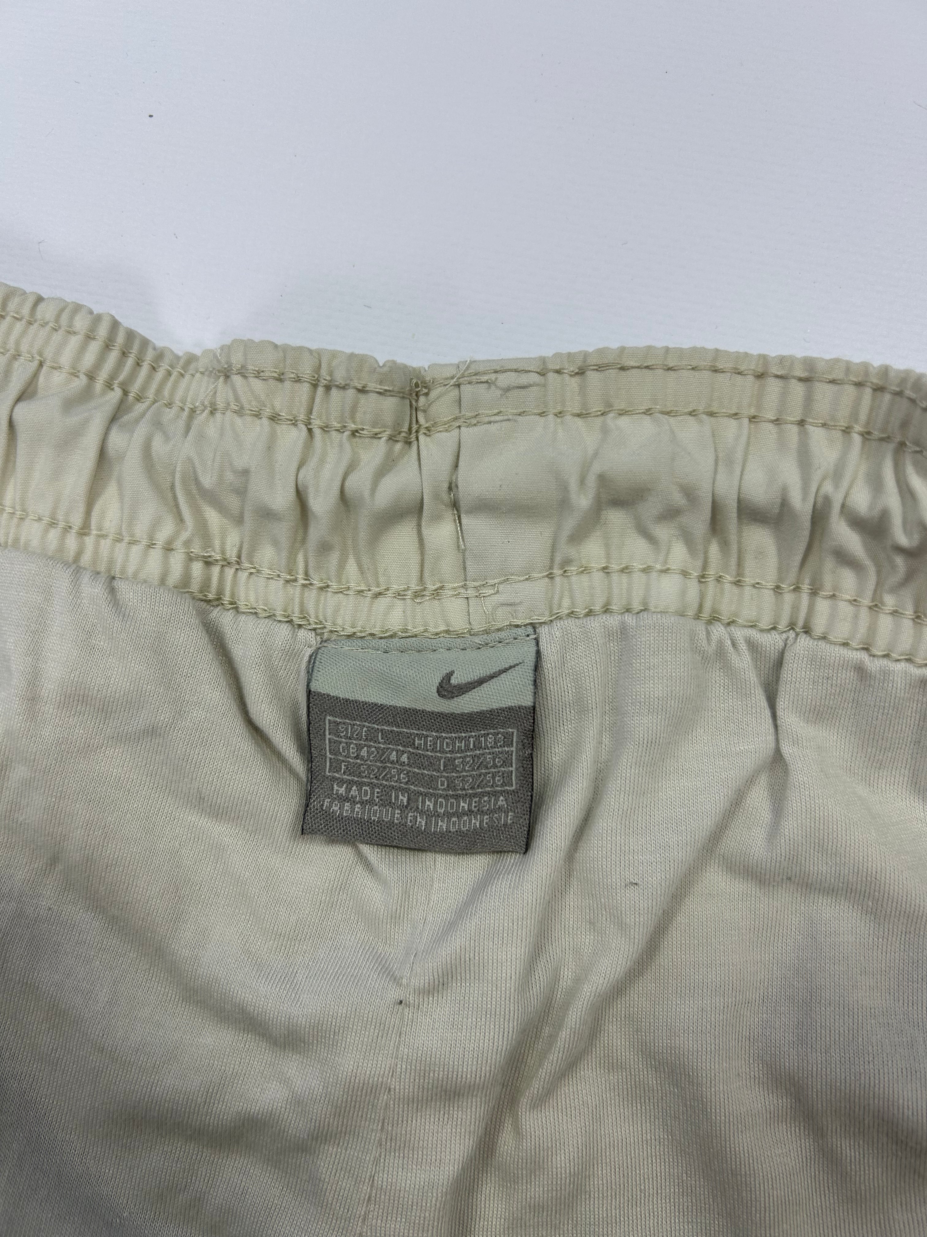 RARE Nike Vintage Trackpants Cream - (L)