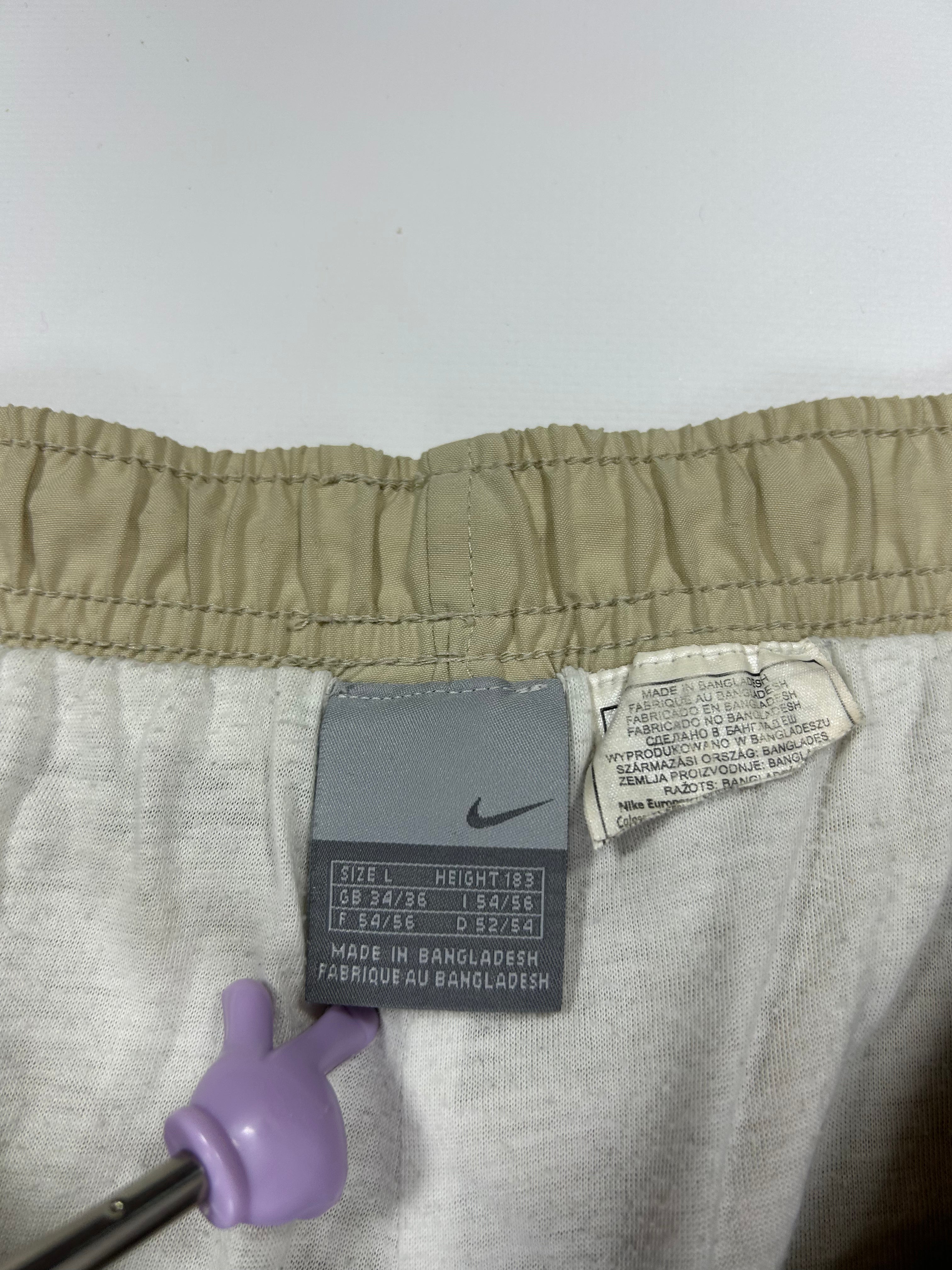 SUPER RARE Nike Vintage Trackpants Cream - (L)