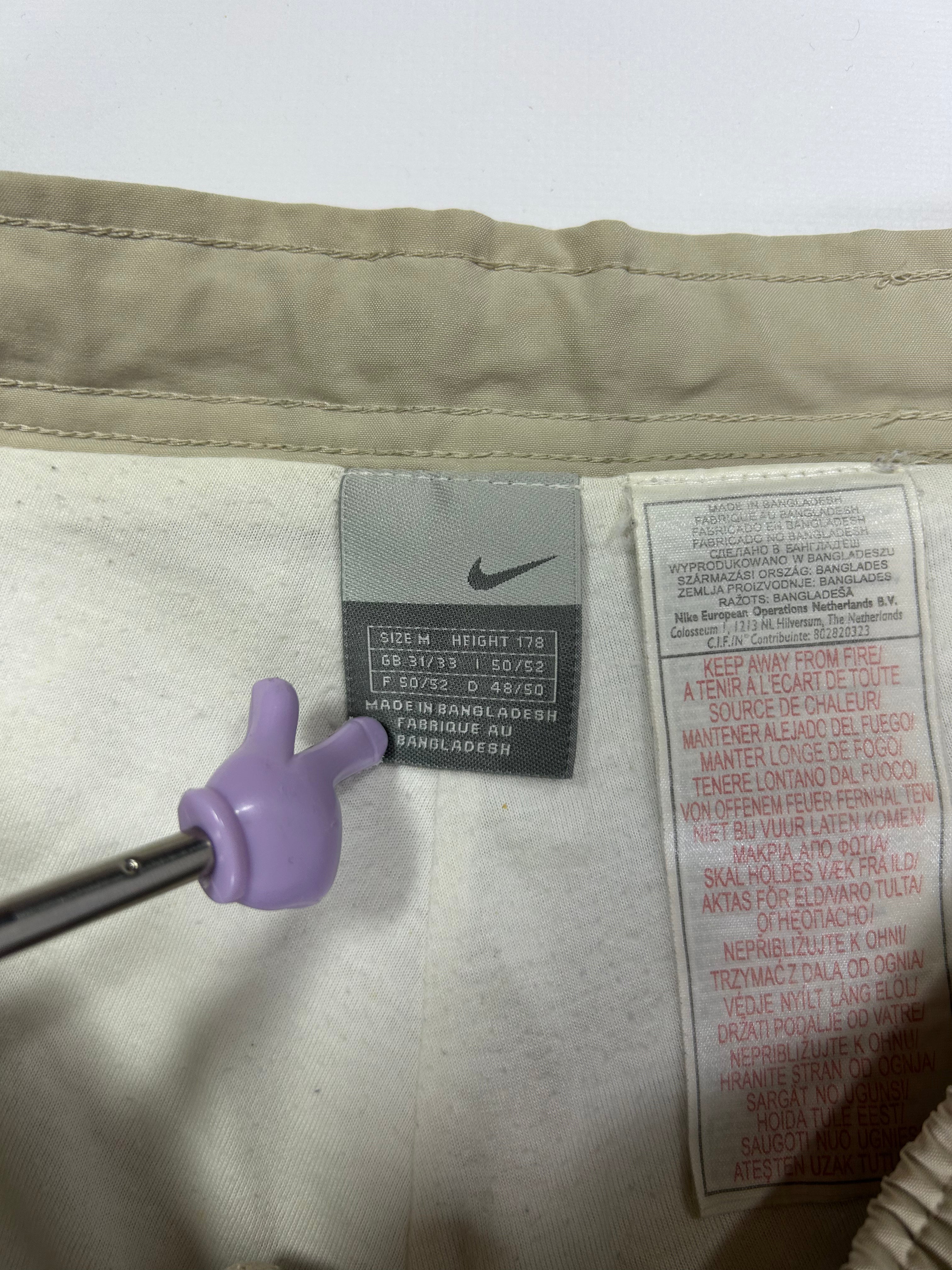 RARE Nike Vintage Track Pants Cream - (M)