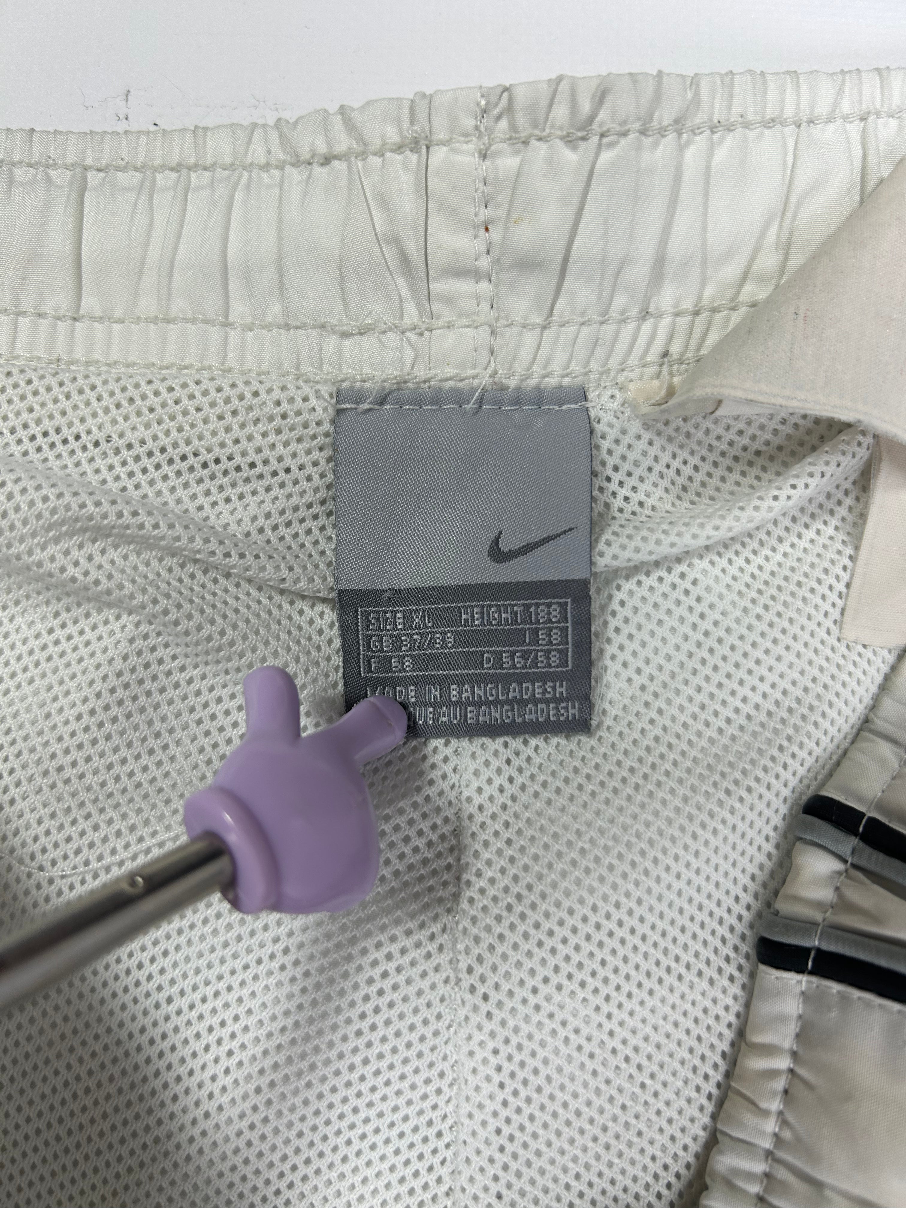 SUPER RARE Nike Vintage Track Pants White - (XL)