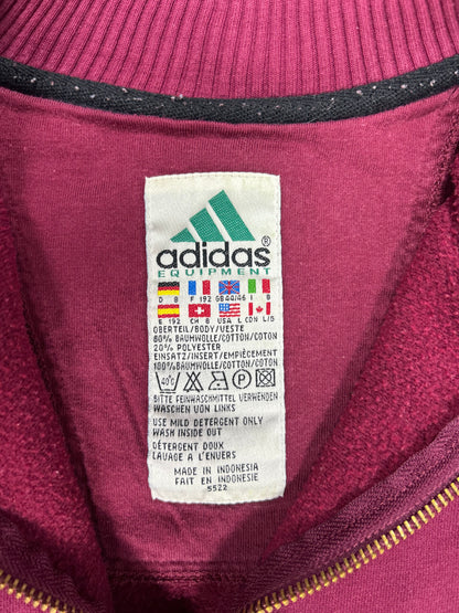 RARE Adidas EQUIPMENT Vintage Sweatshirt Red - (XL)