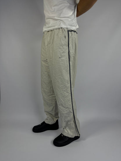 RARE Nike Vintage Trackpants Cream - (L)