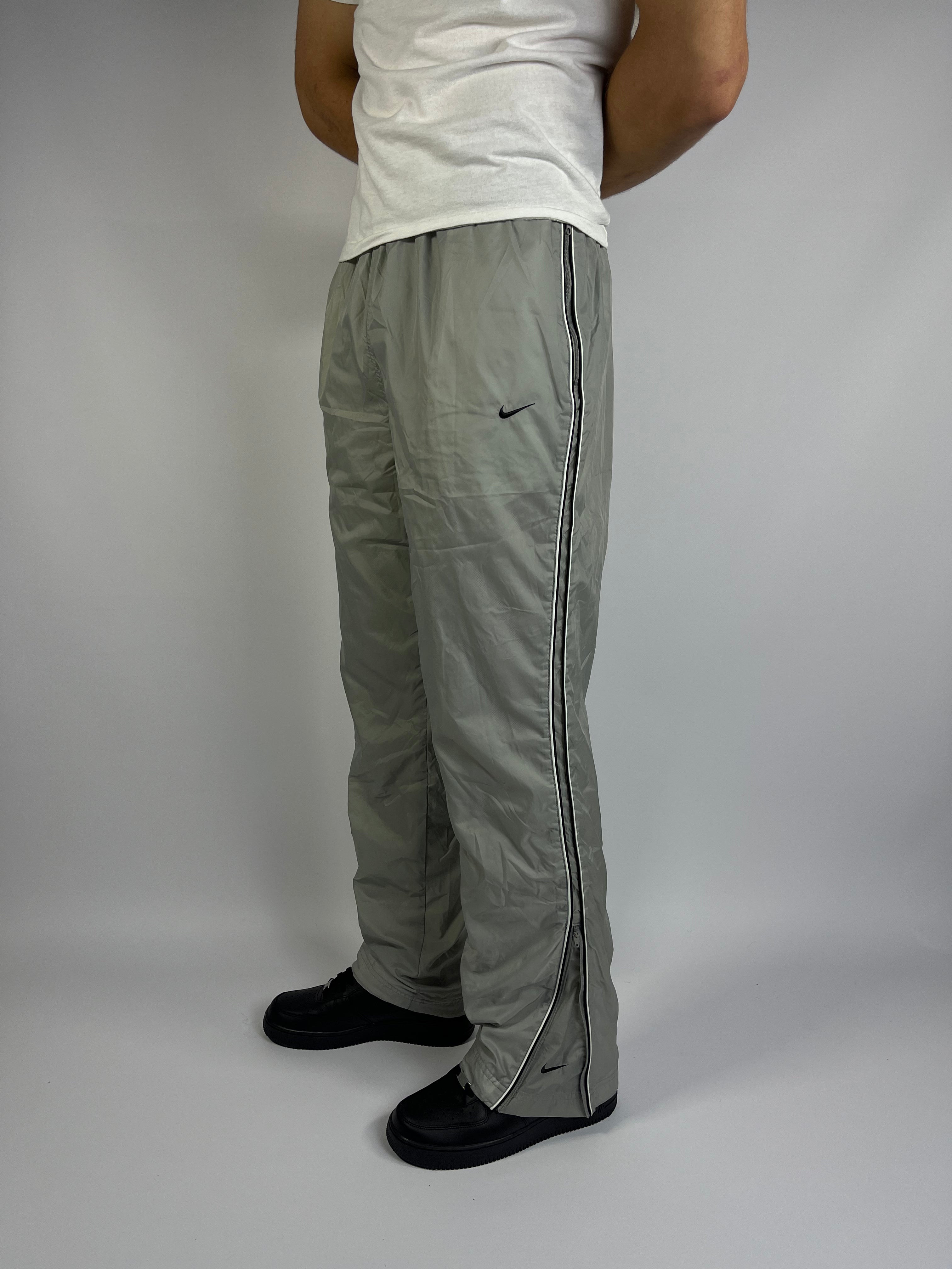 RARE Nike Vintage Trackpants Gray - (XL)