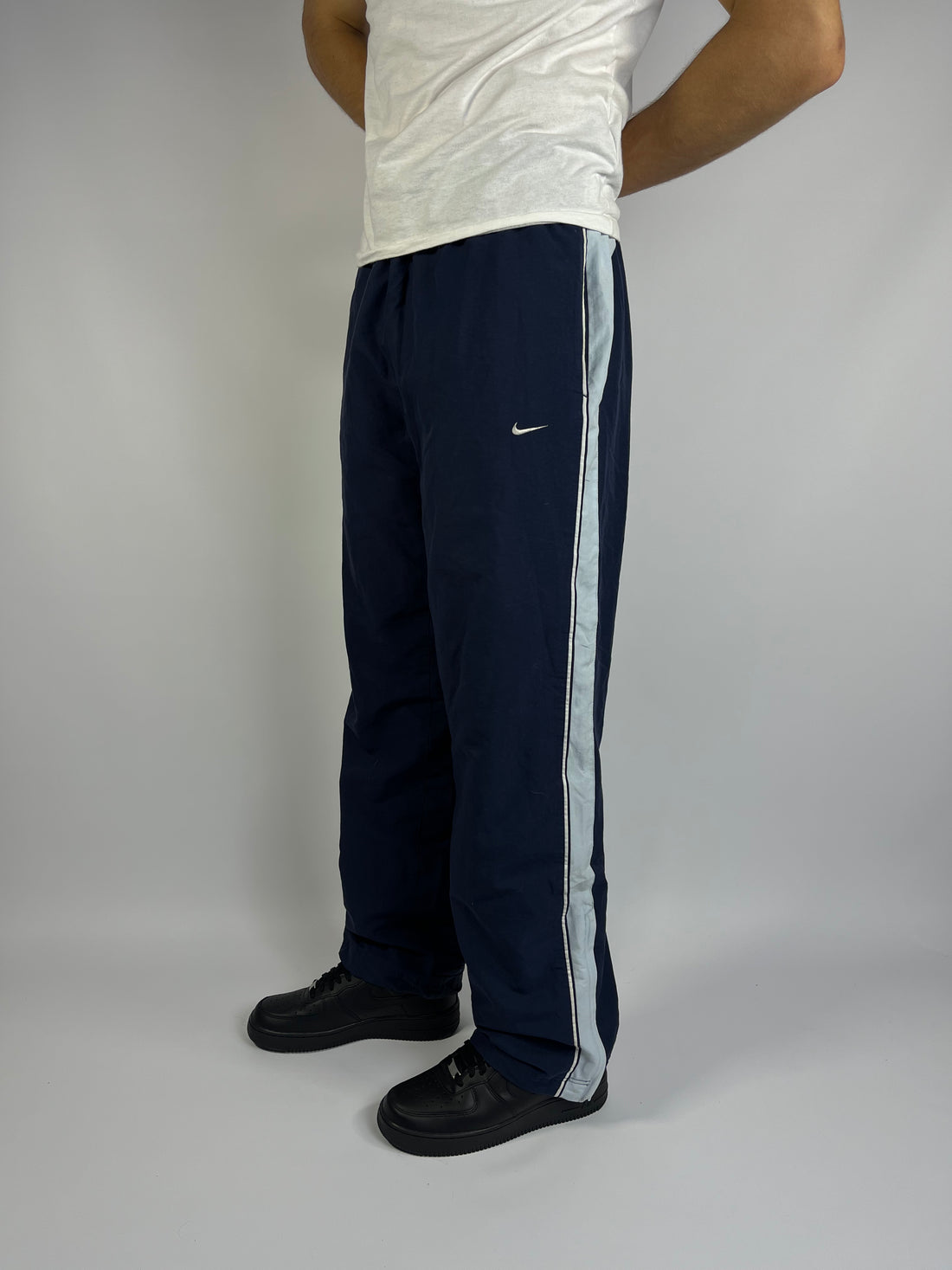 RARE Nike Vintage Trackpants Navy - (L)