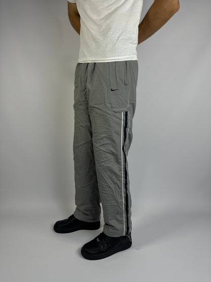 RARE Nike Vintage Trackpants Gray - (M)