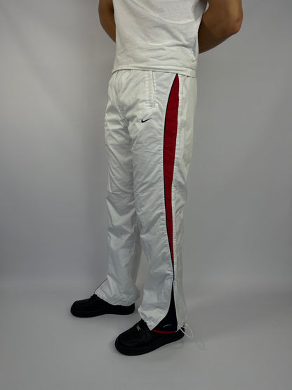 SUPER RARE Nike Vintage Trackpants White - (M)