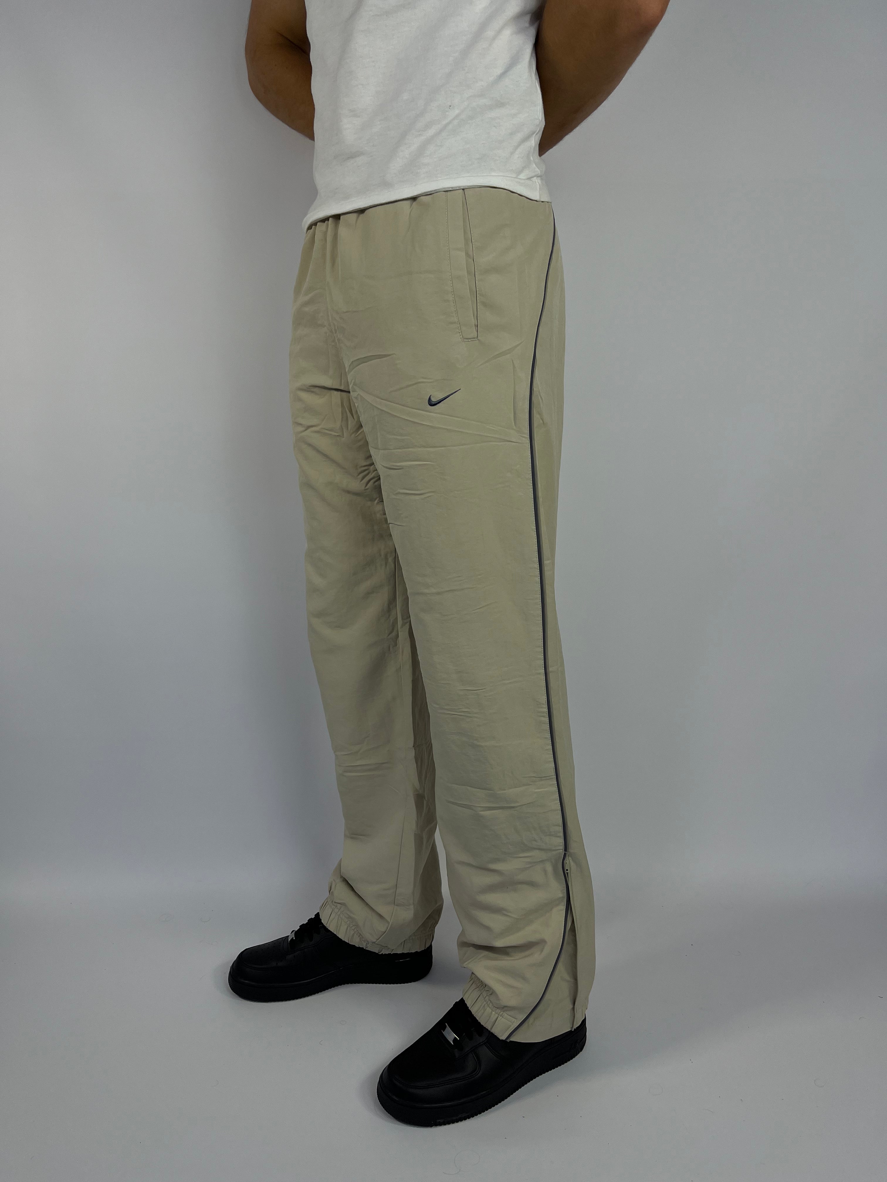 RARE Nike Vintage Track Pants Cream - (M)