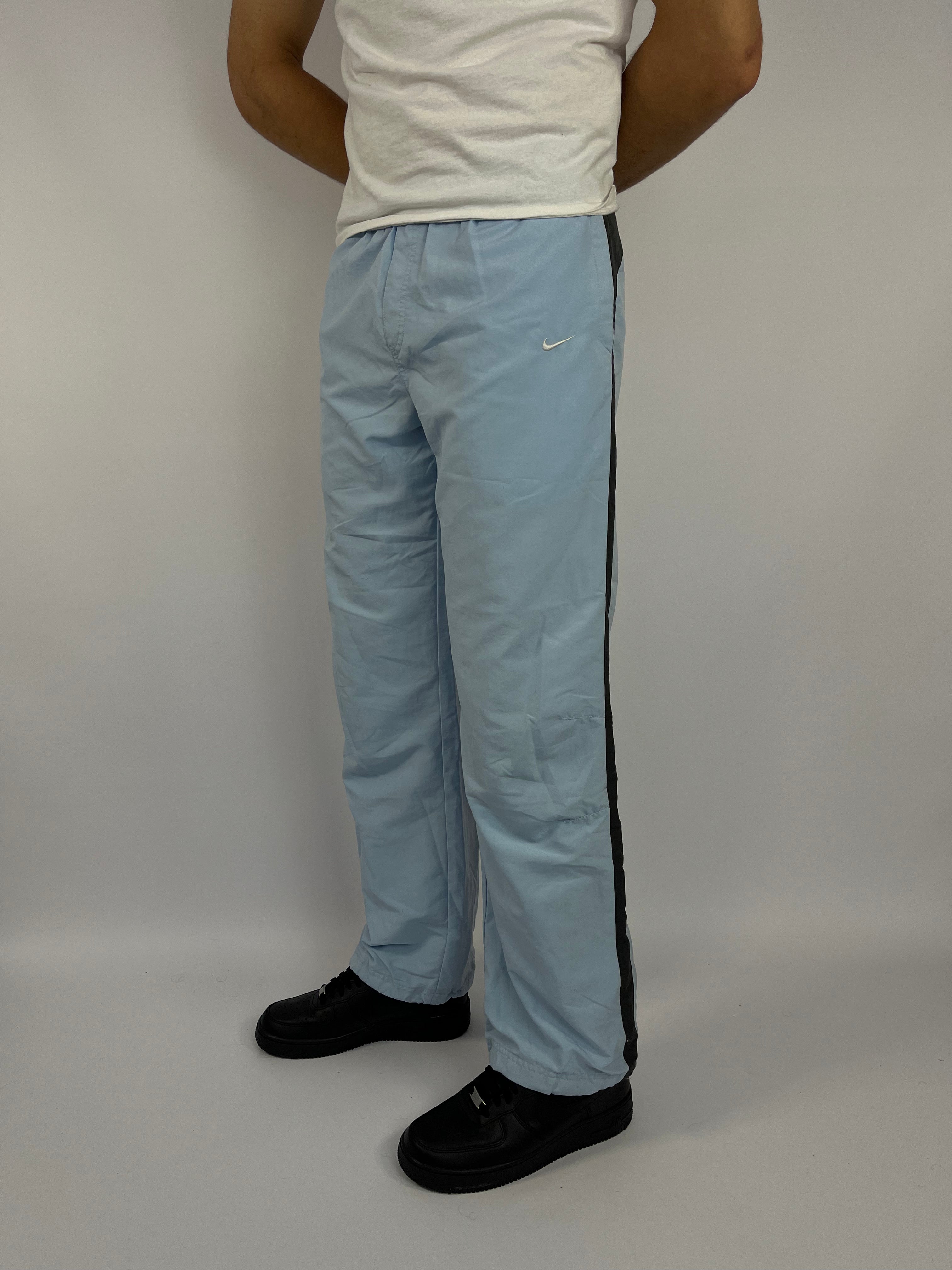 SUPER RARE Nike Vintage Track Pants Blue - (S)
