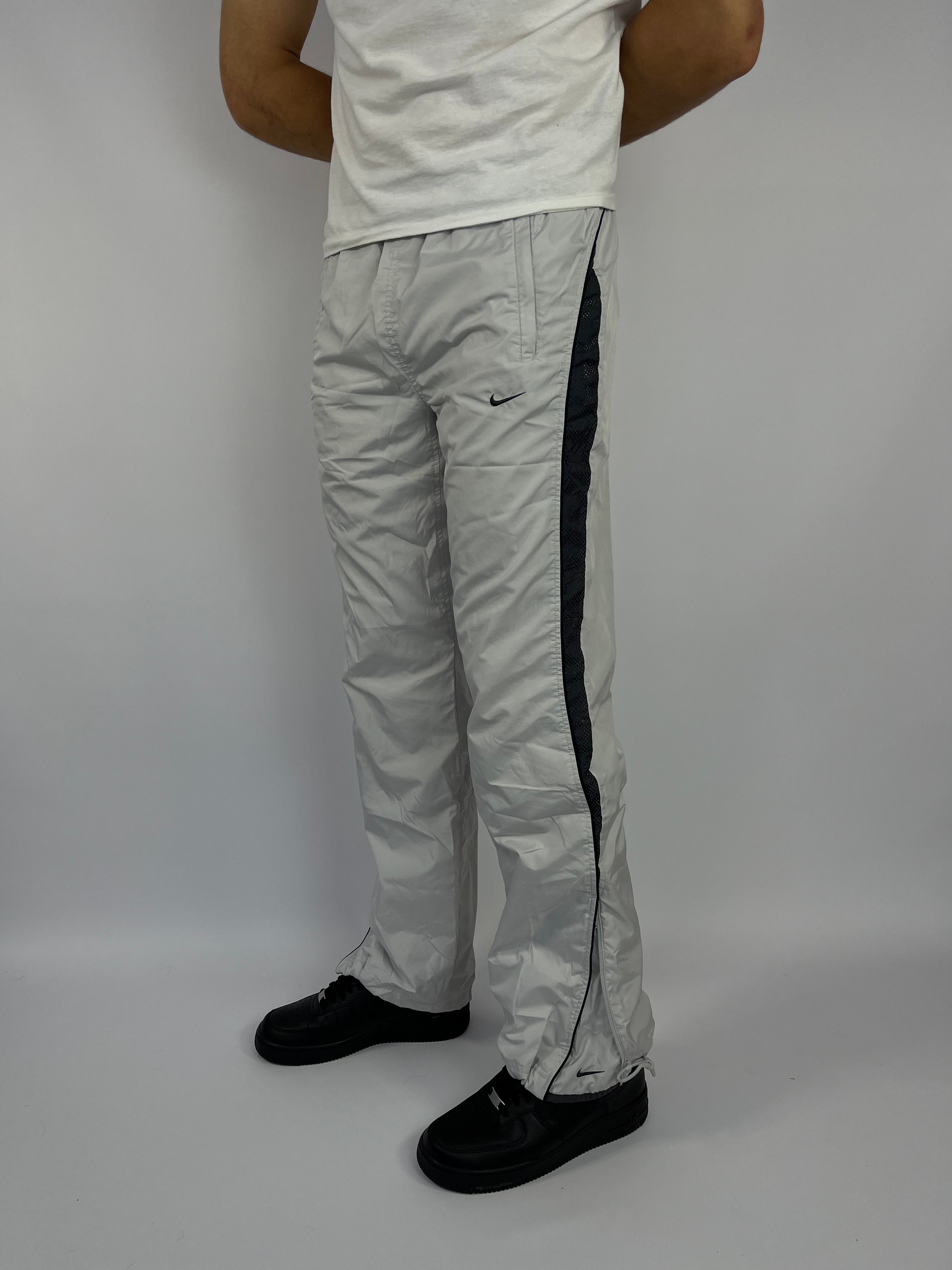 SUPER RARE Nike Vintage Track Pants White - (M)