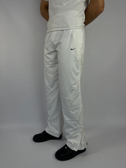 RARE Nike Vintage Track Pants White - (M)