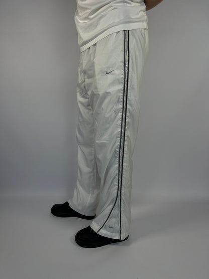 SUPER RARE Nike Vintage Track Pants White - (XL)