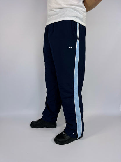 SUPER RARE Nike Vintage Track Pants Navy - (XL)