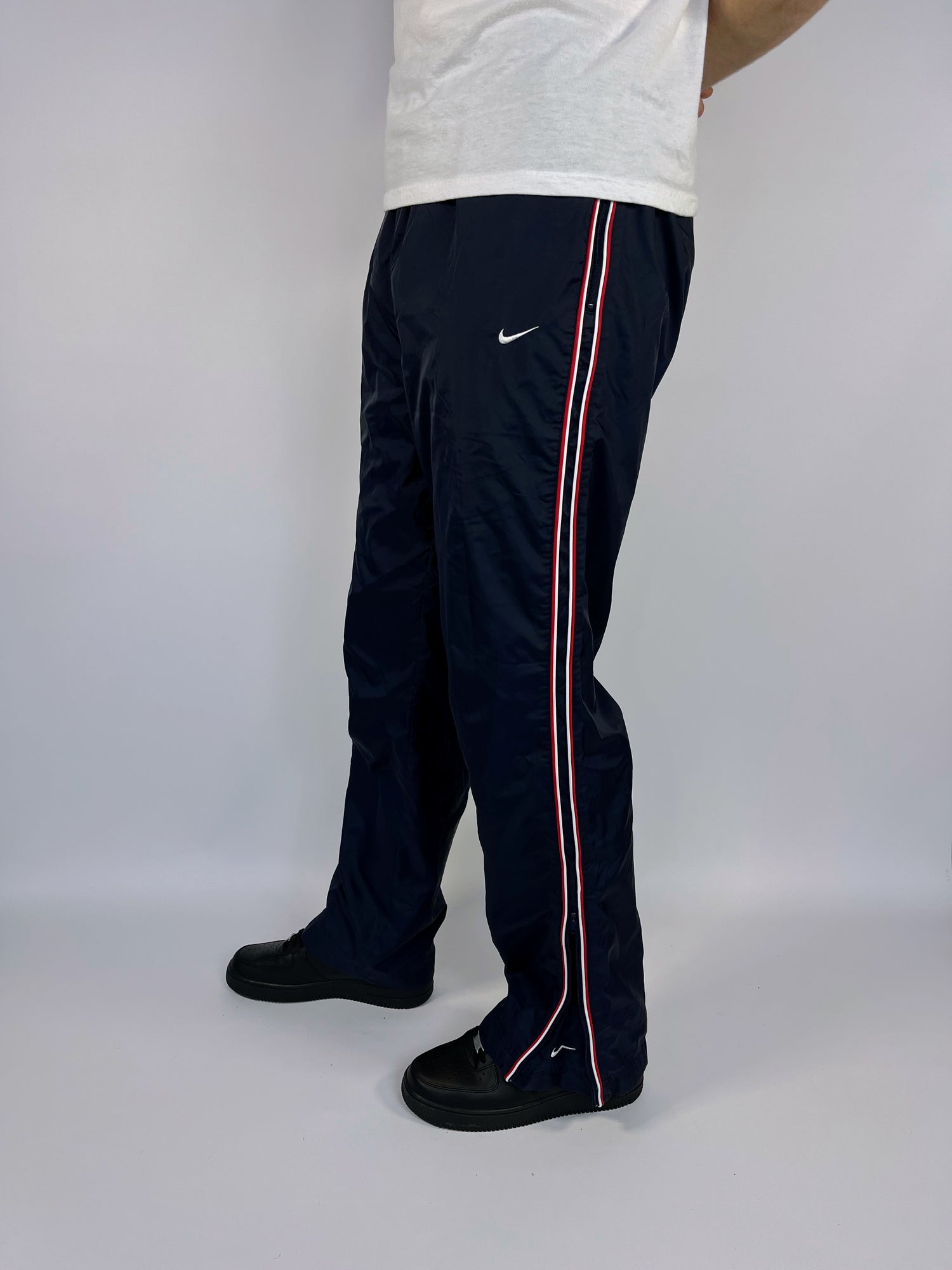 RARE Nike Vintage Track Pants Navy - (L)
