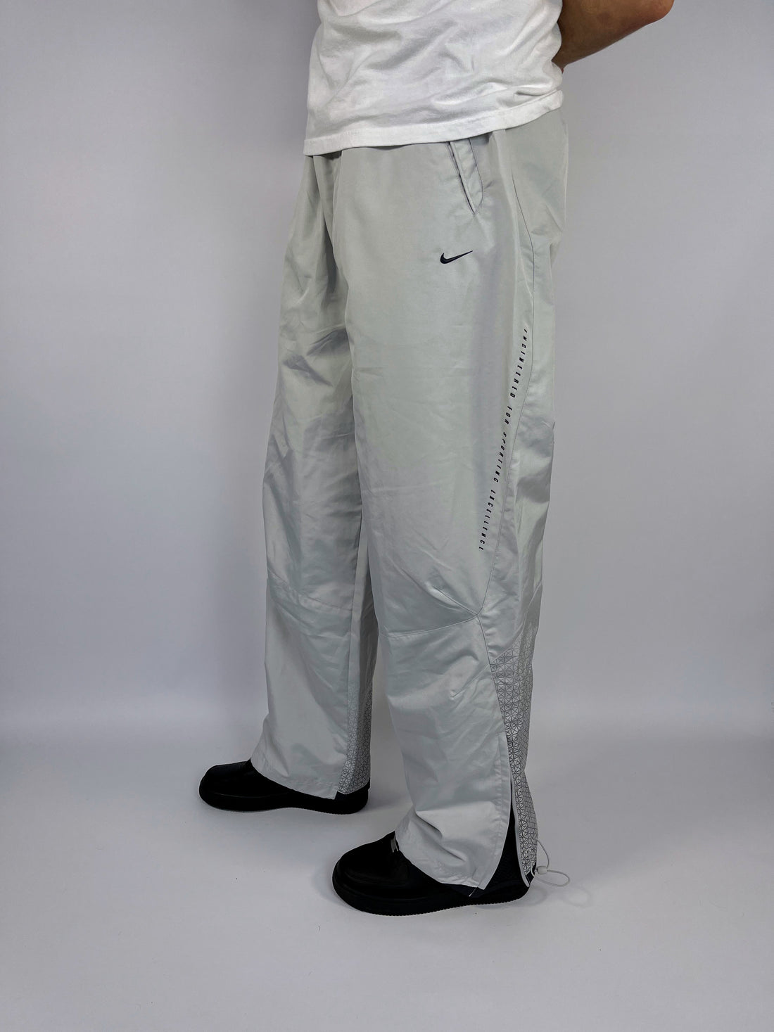 RARE Nike Vintage Track Pants Gray - (L)