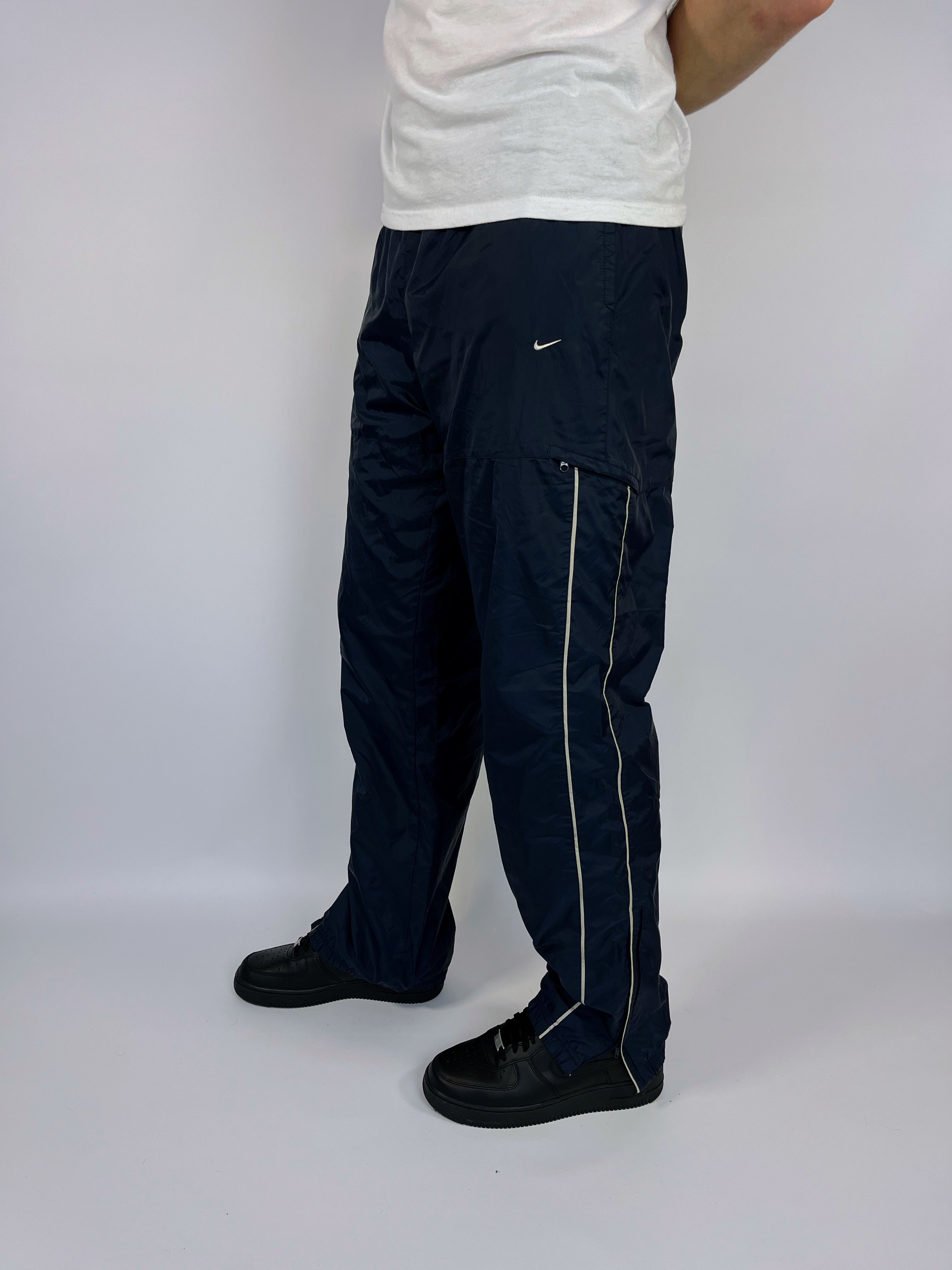Nike Vintage Track Pants Navy - (L)