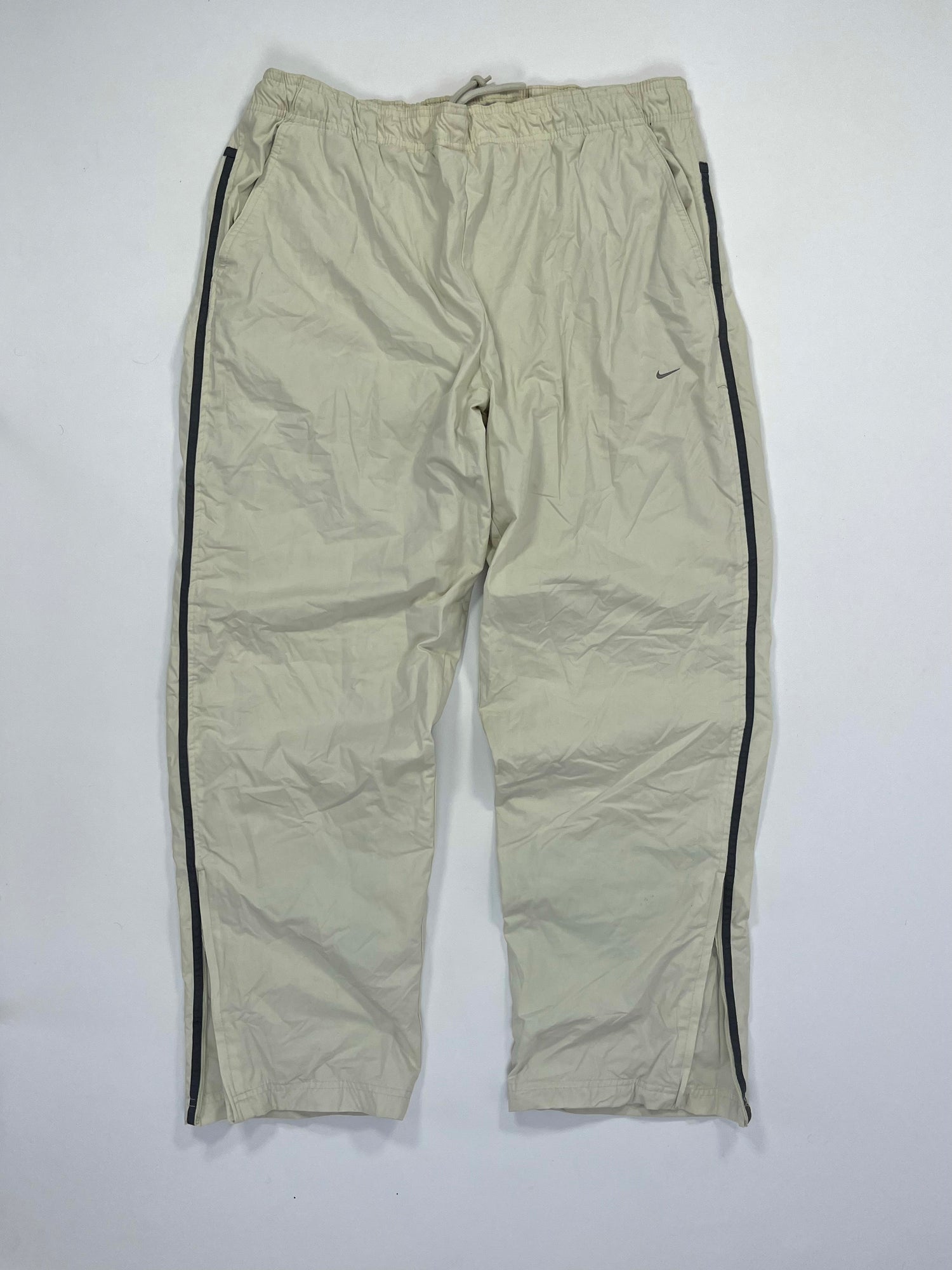 RARE Nike Vintage Trackpants Cream - (L)