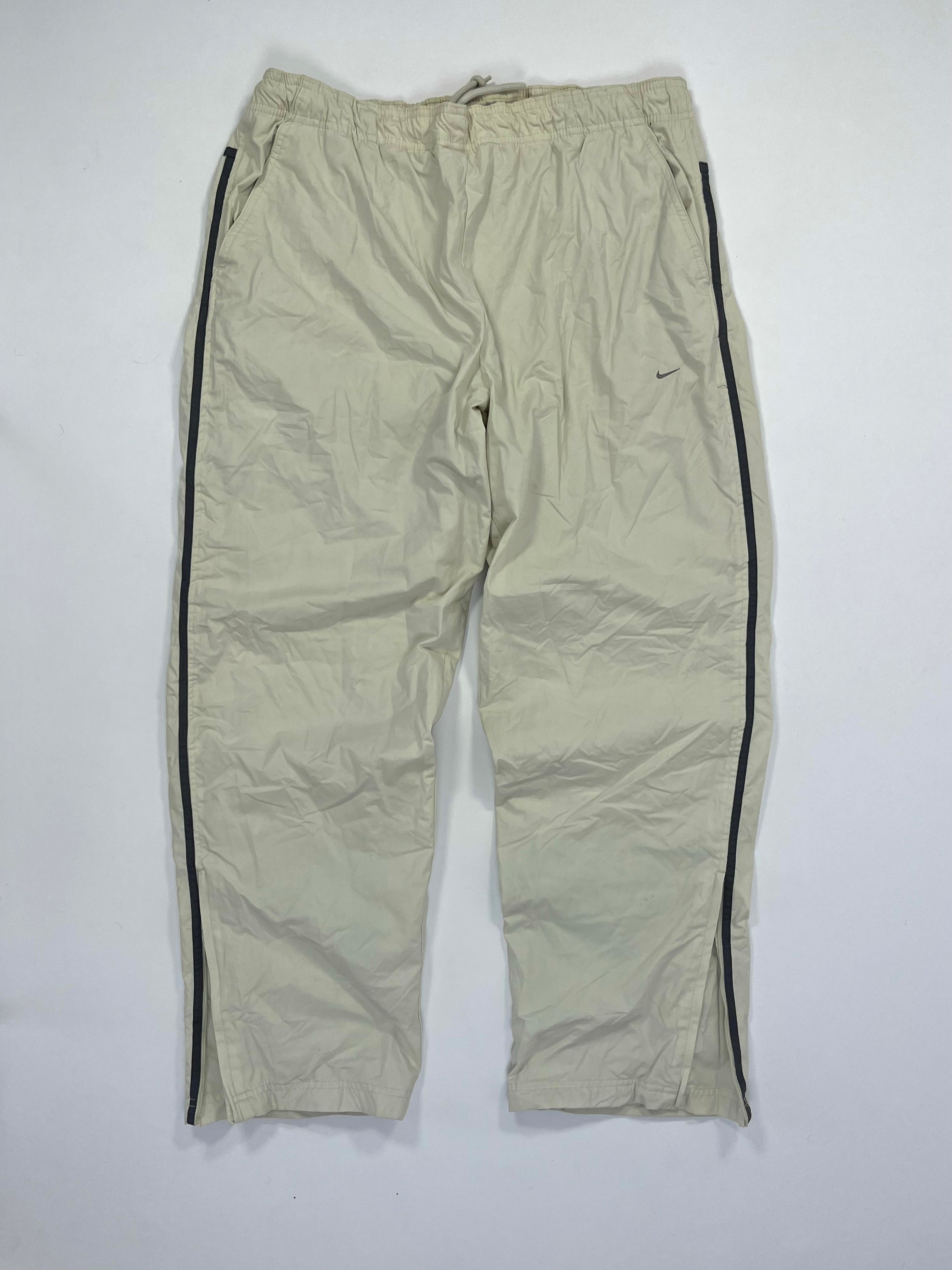 RARE Nike Vintage Trackpants Cream - (L)