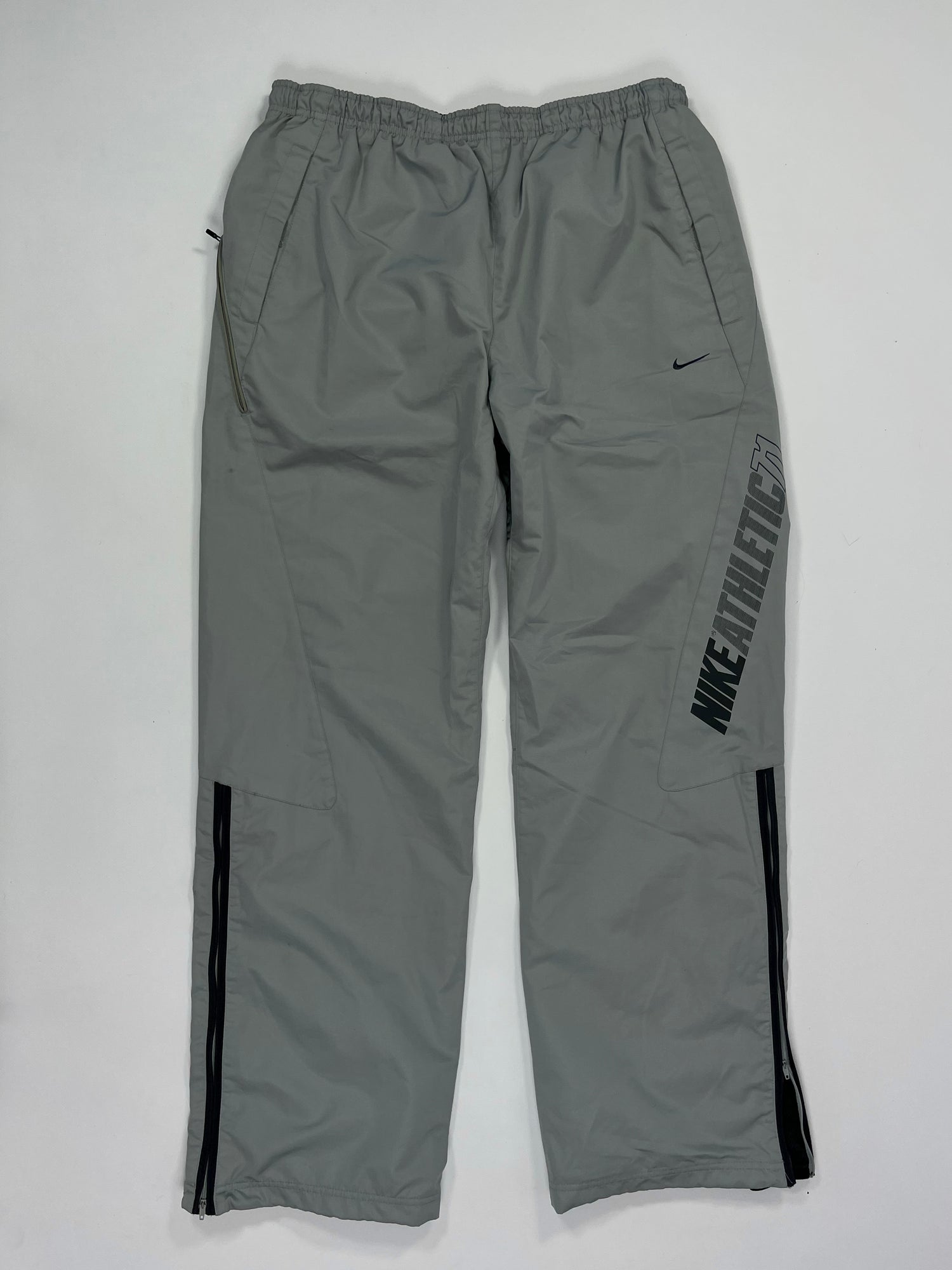 RARE Nike Vintage Trackpants Gray - (L)