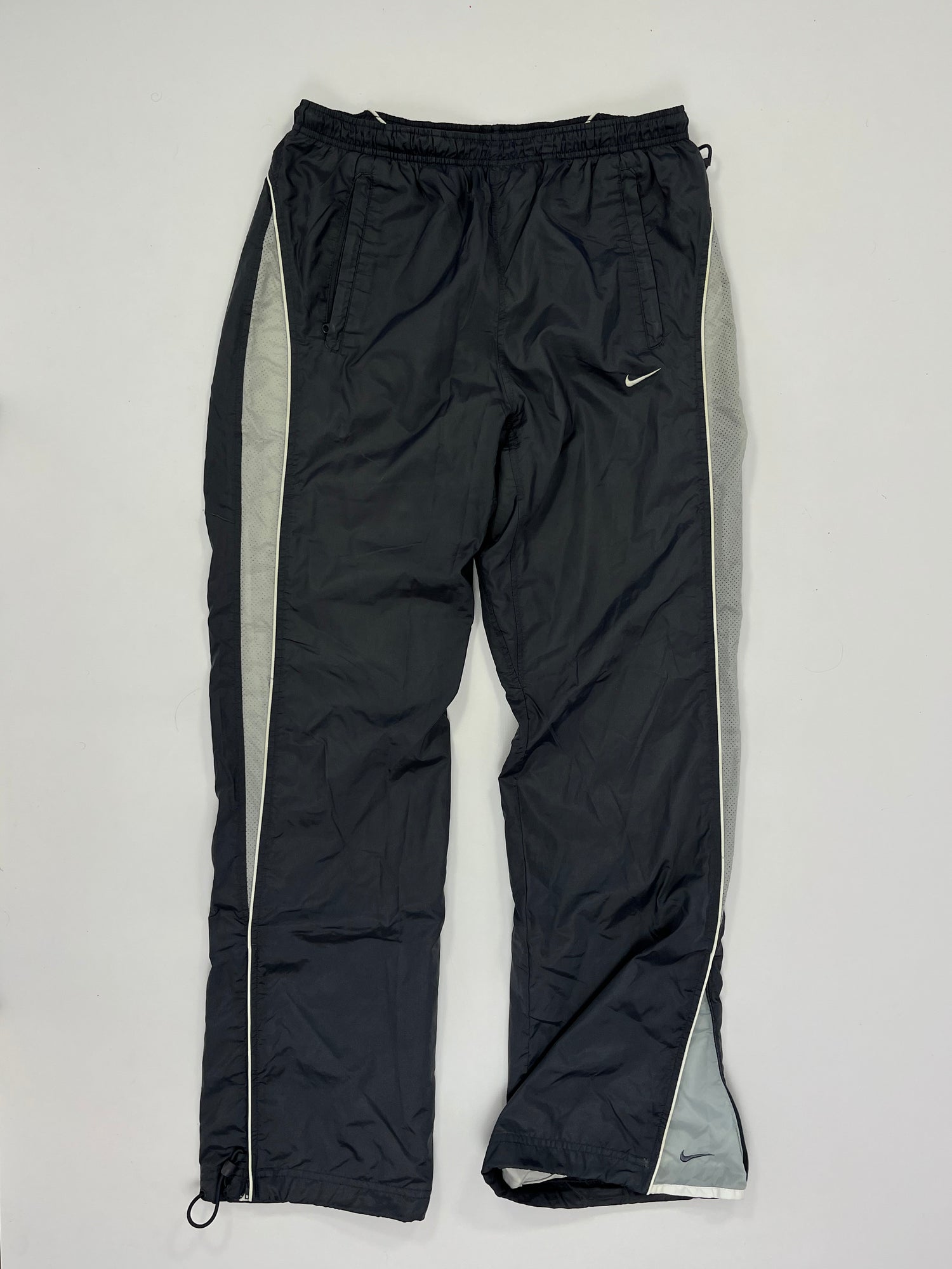 RARE Nike Vintage Trackpants Gray - (M)