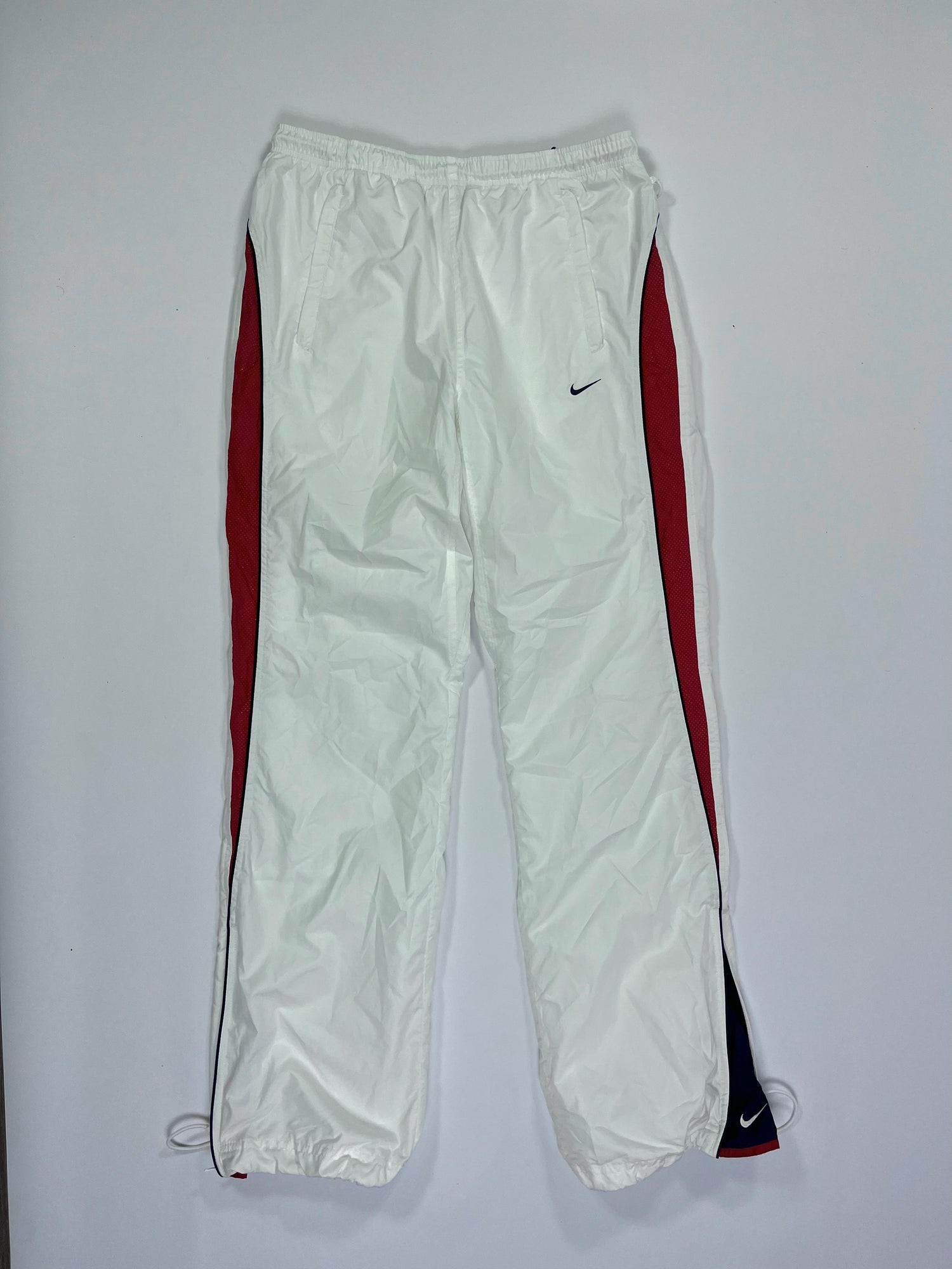 SUPER RARE Nike Vintage Trackpants White - (M)