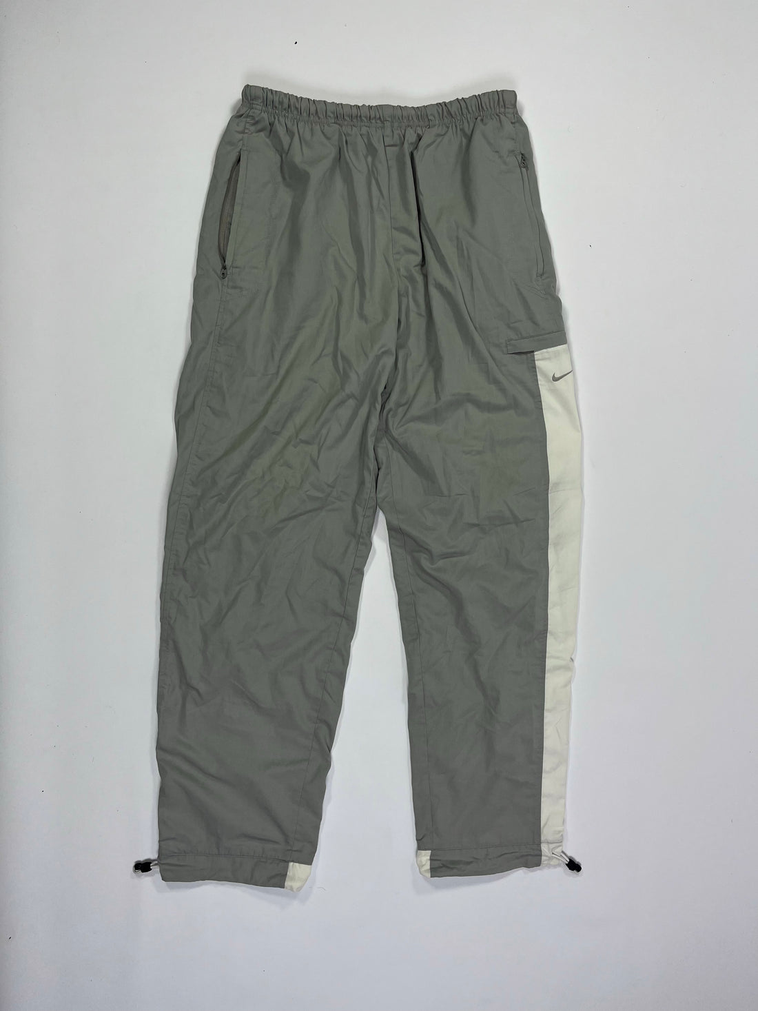 RARE Nike Vintage Track Pants Gray - (M)