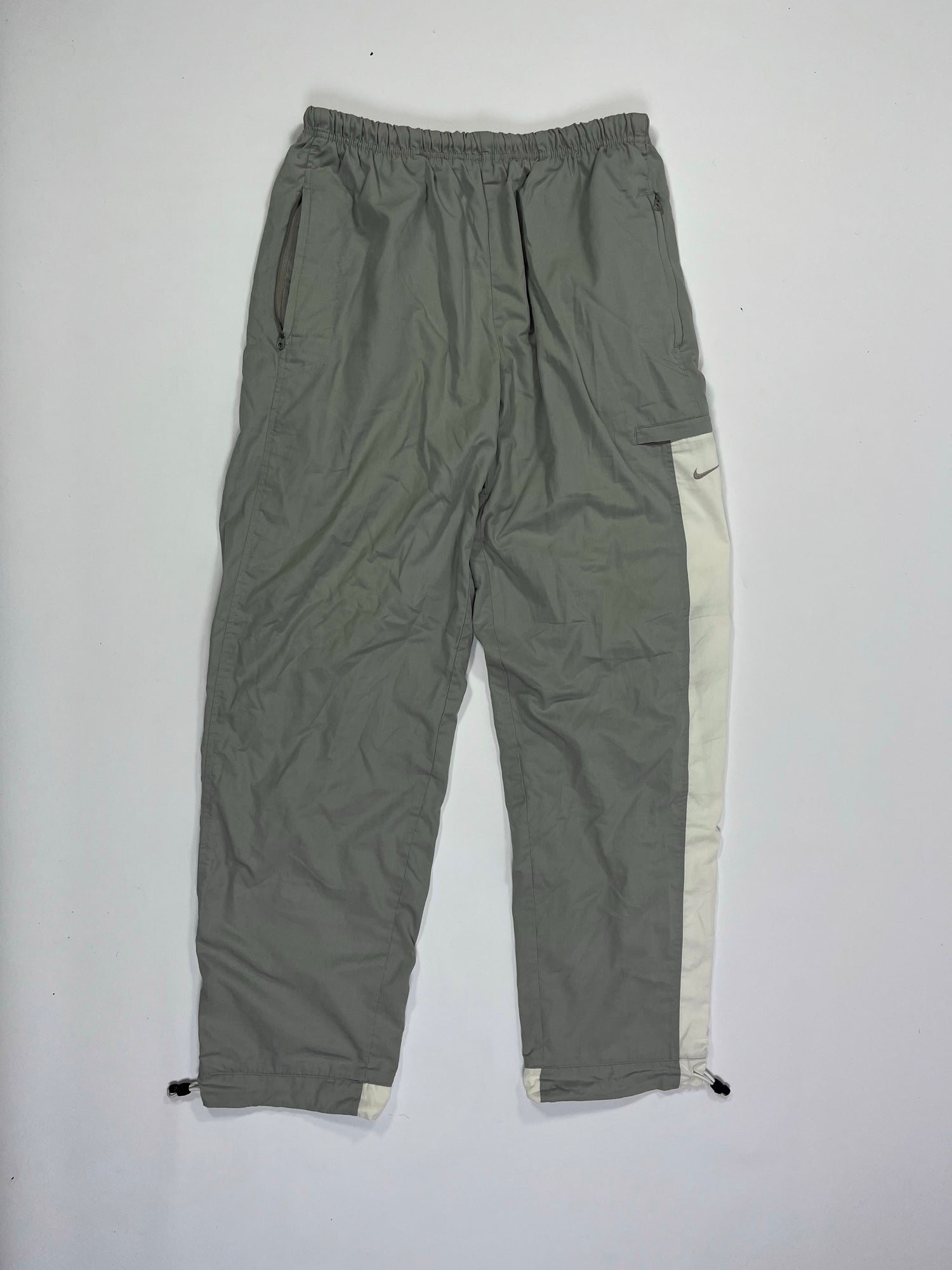 RARE Nike Vintage Track Pants Gray - (M)