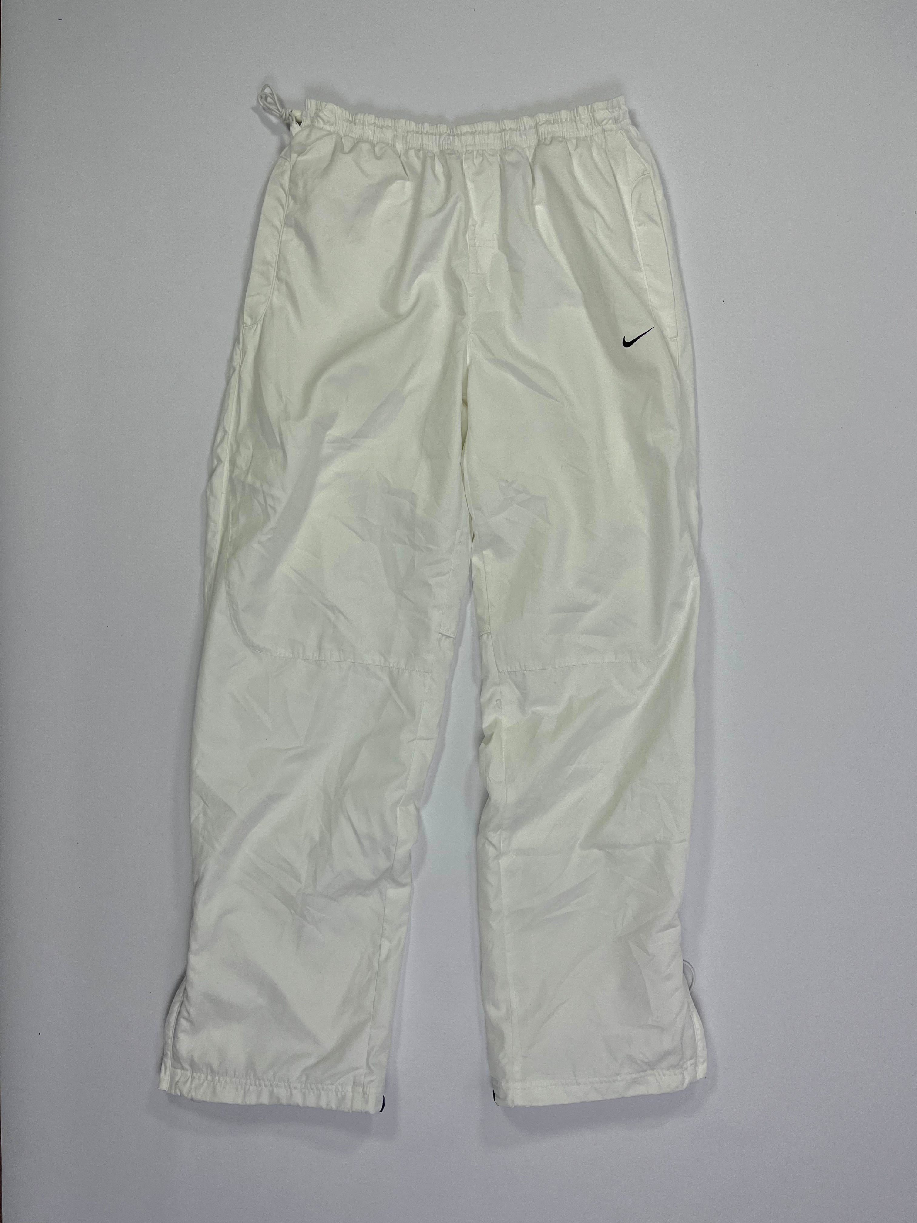 RARE Nike Vintage Track Pants White - (M)