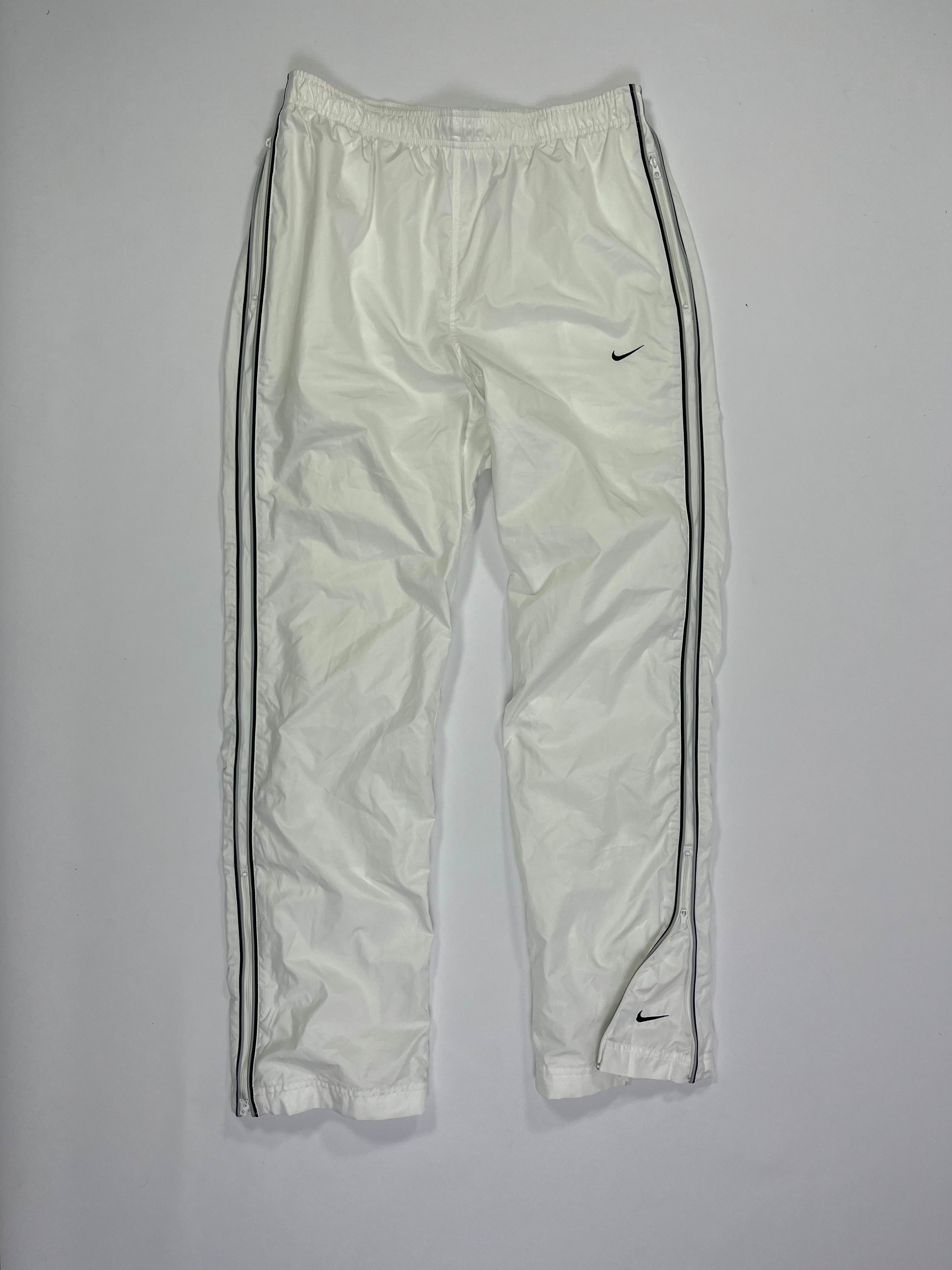 SUPER RARE Nike Vintage Track Pants White - (M)