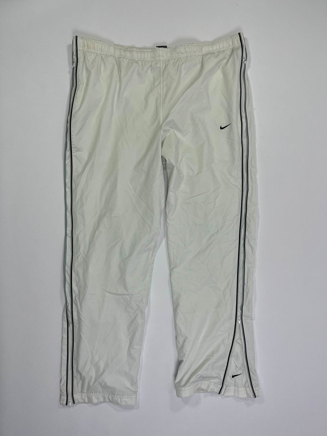 SUPER RARE Nike Vintage Track Pants White - (XL)