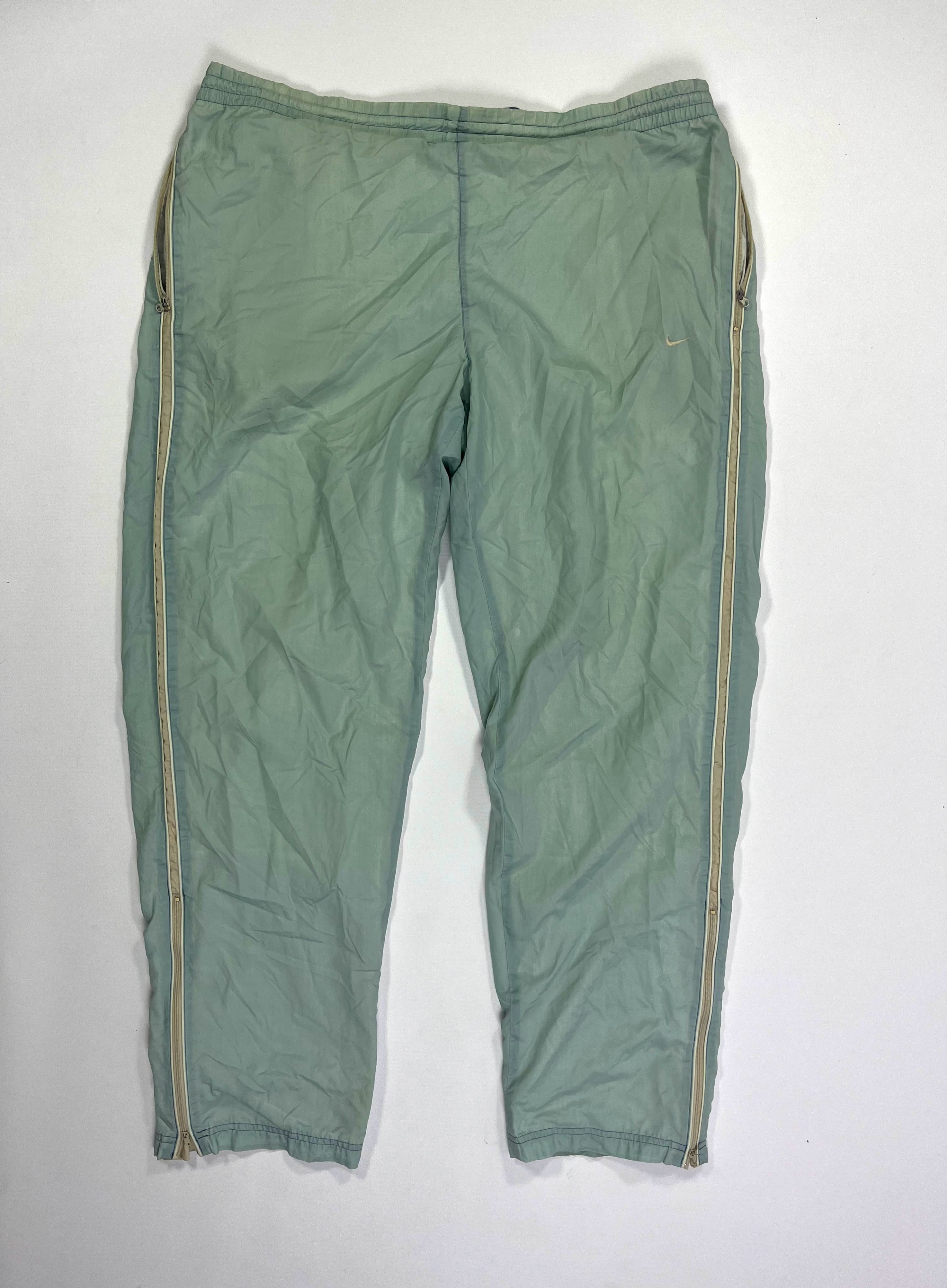 RARE Nike Vintage Track Pants Green - (XXL)
