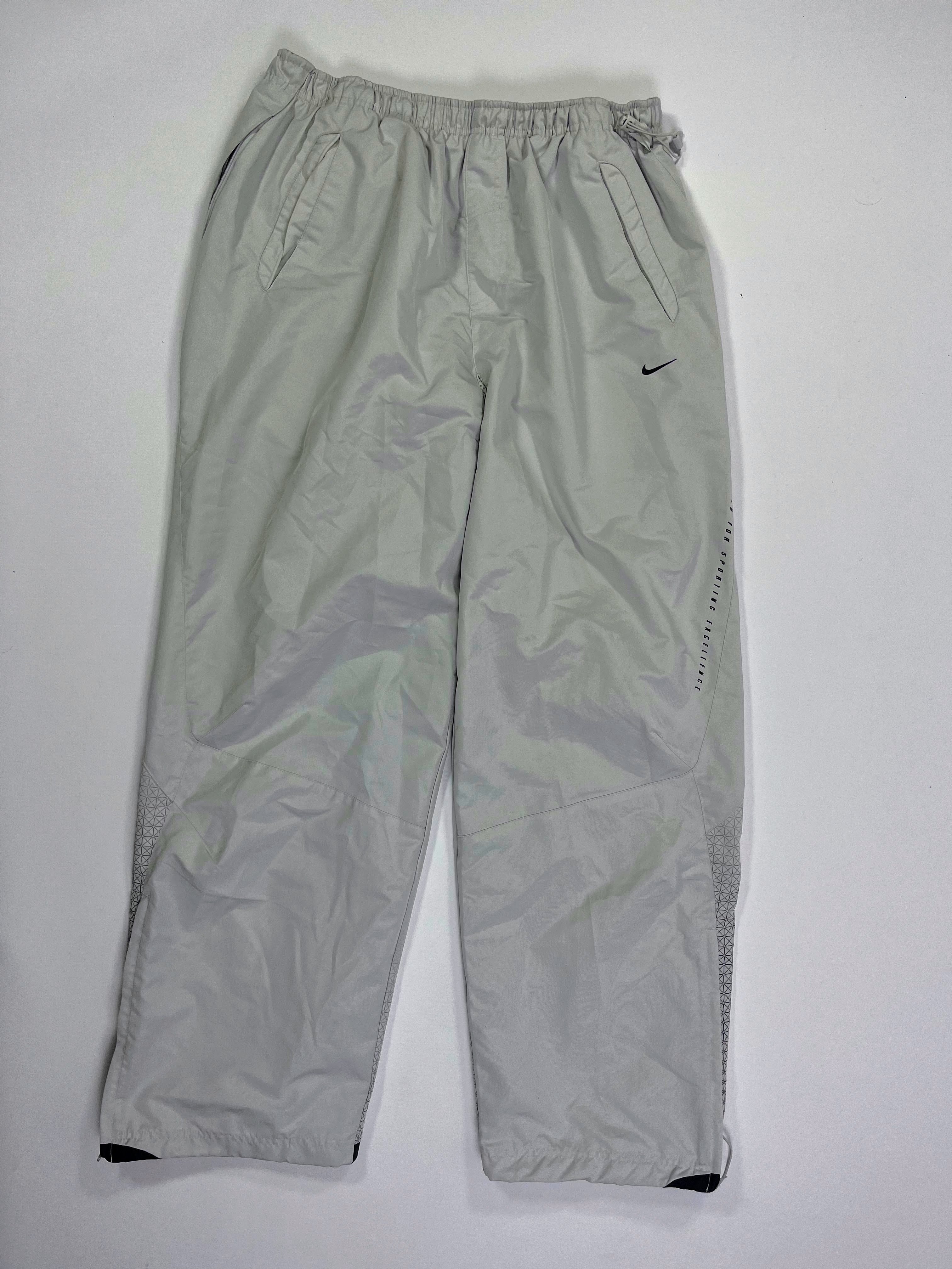 RARE Nike Vintage Track Pants Gray - (L)