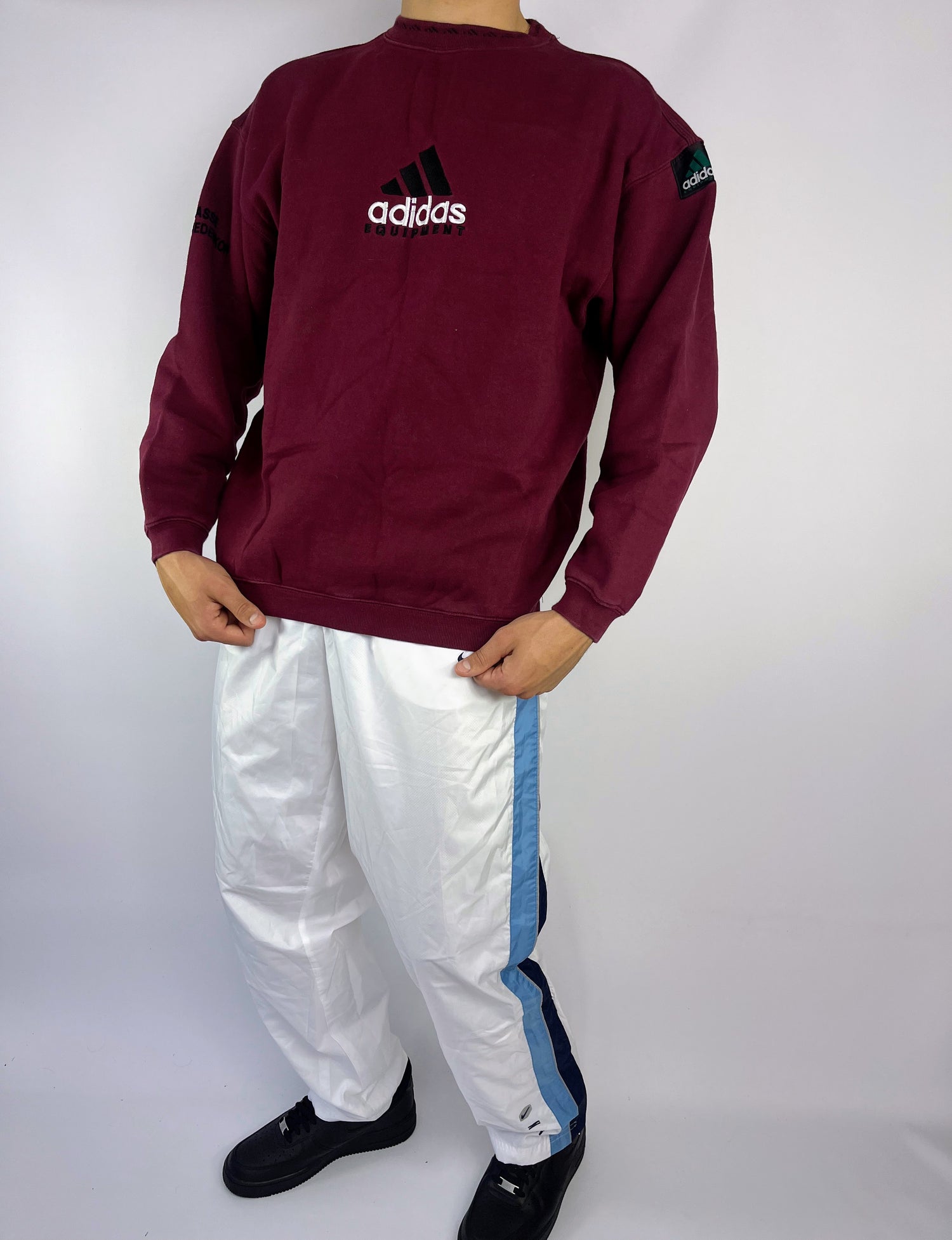 Adidas EQUIPMENT Vintage Sweatshirt Red - (M)